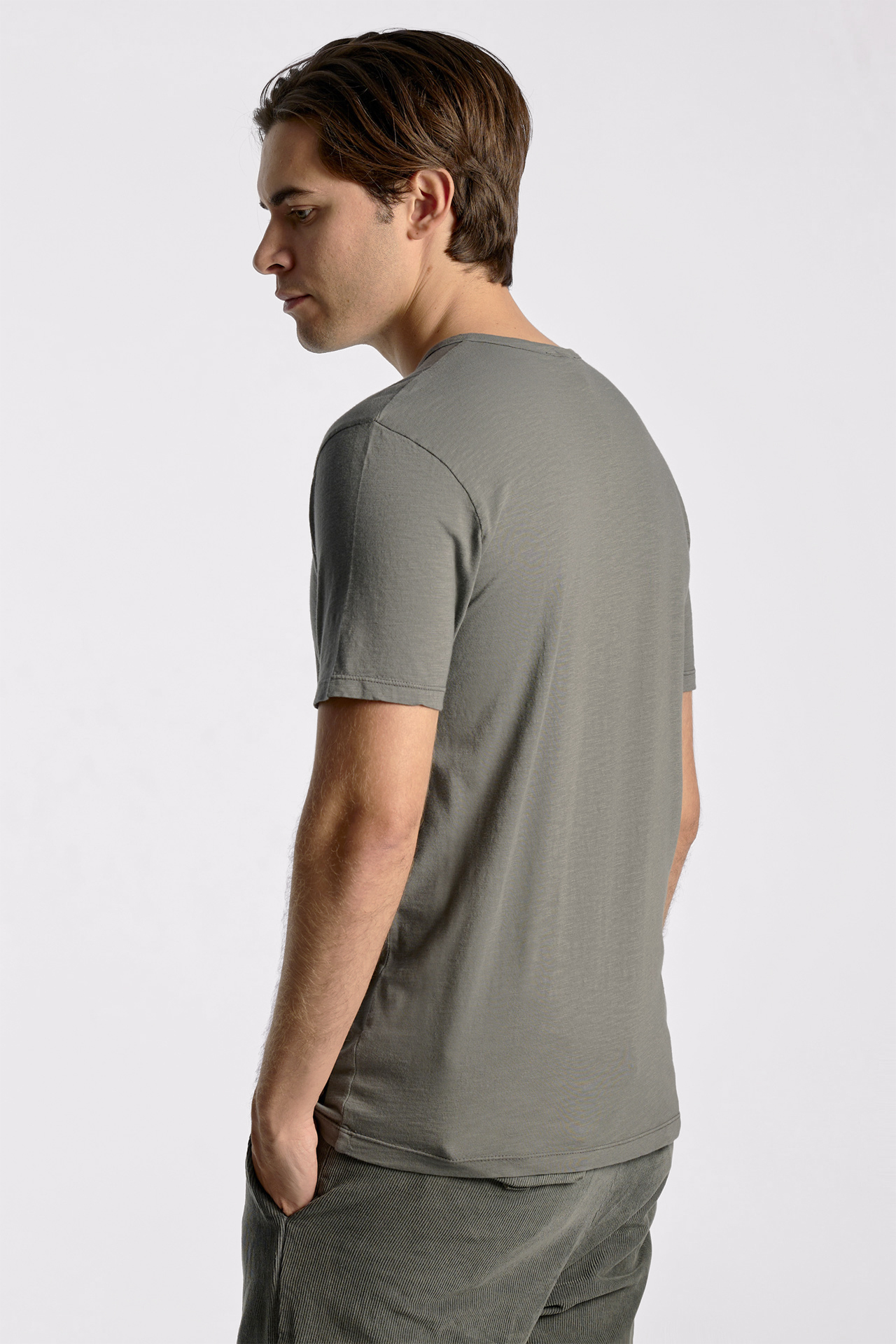 Classic Front-Placket T-Shirt