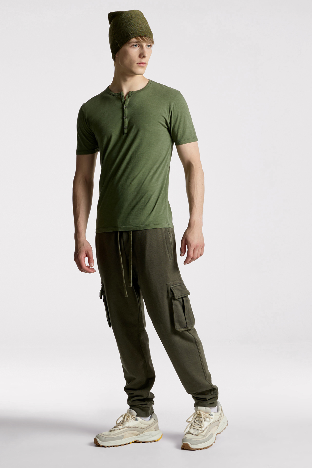 Classic Front-Placket T-Shirt