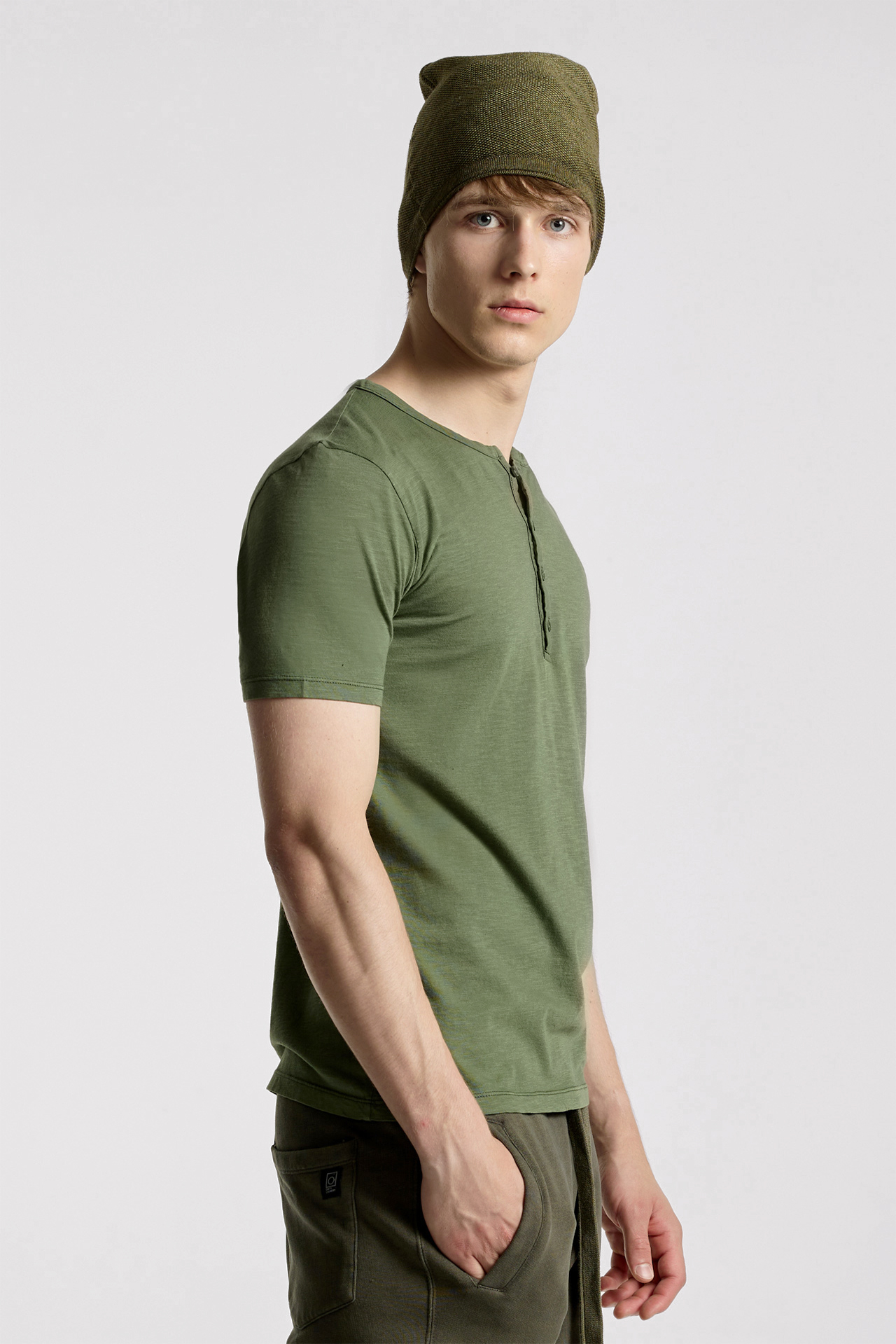 Classic Front-Placket T-Shirt