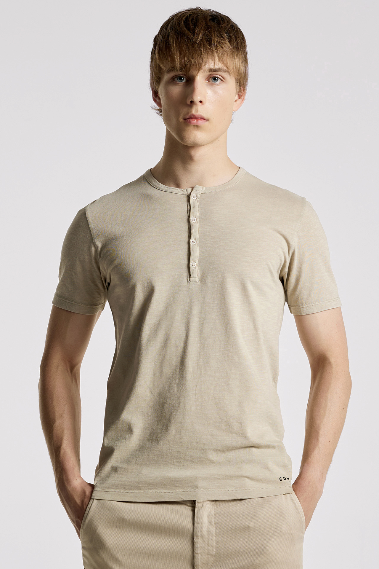 Classic Front-Placket T-Shirt