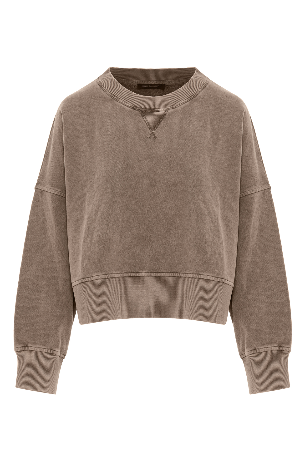 Classic Relaxed Fit Crop Crewneck