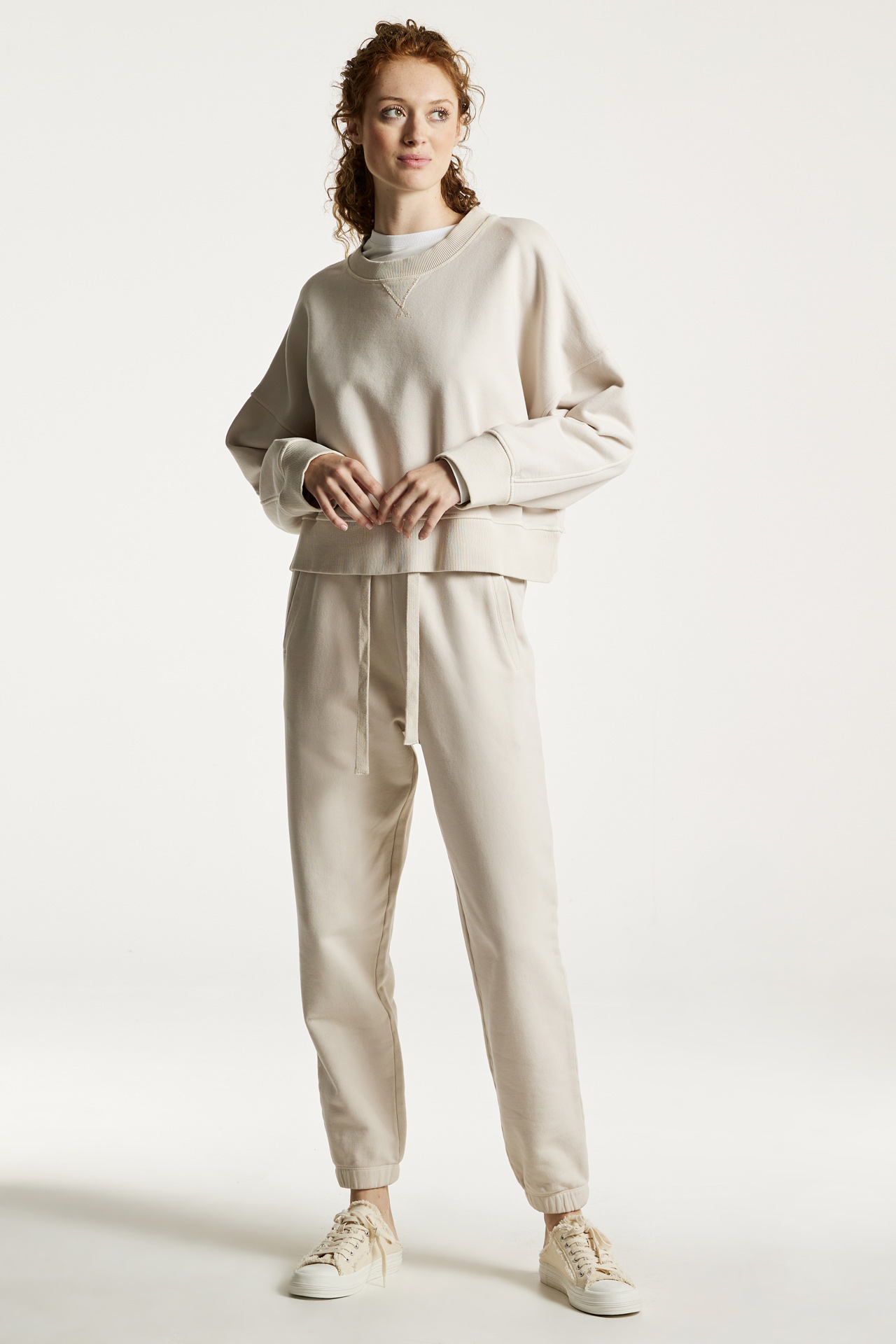 Classic Relaxed Fit Crop Crewneck