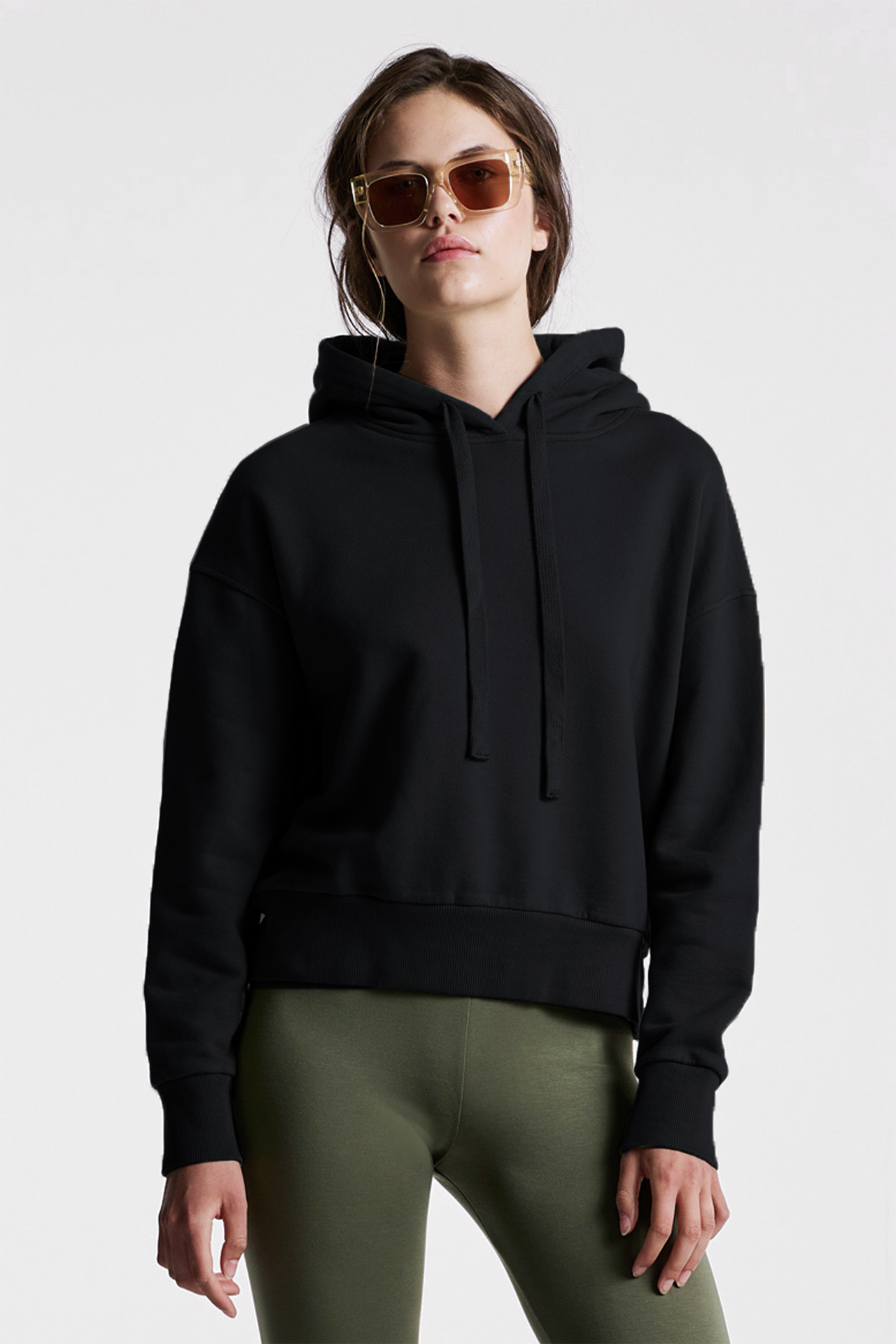 Classic Clean Crop Hoodie