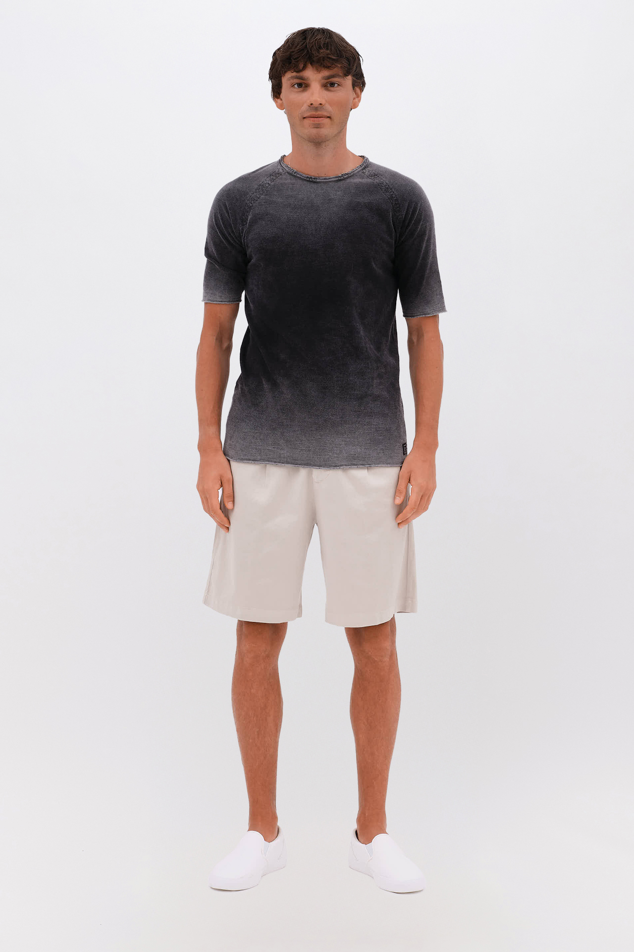 PLEATED BERMUDA
