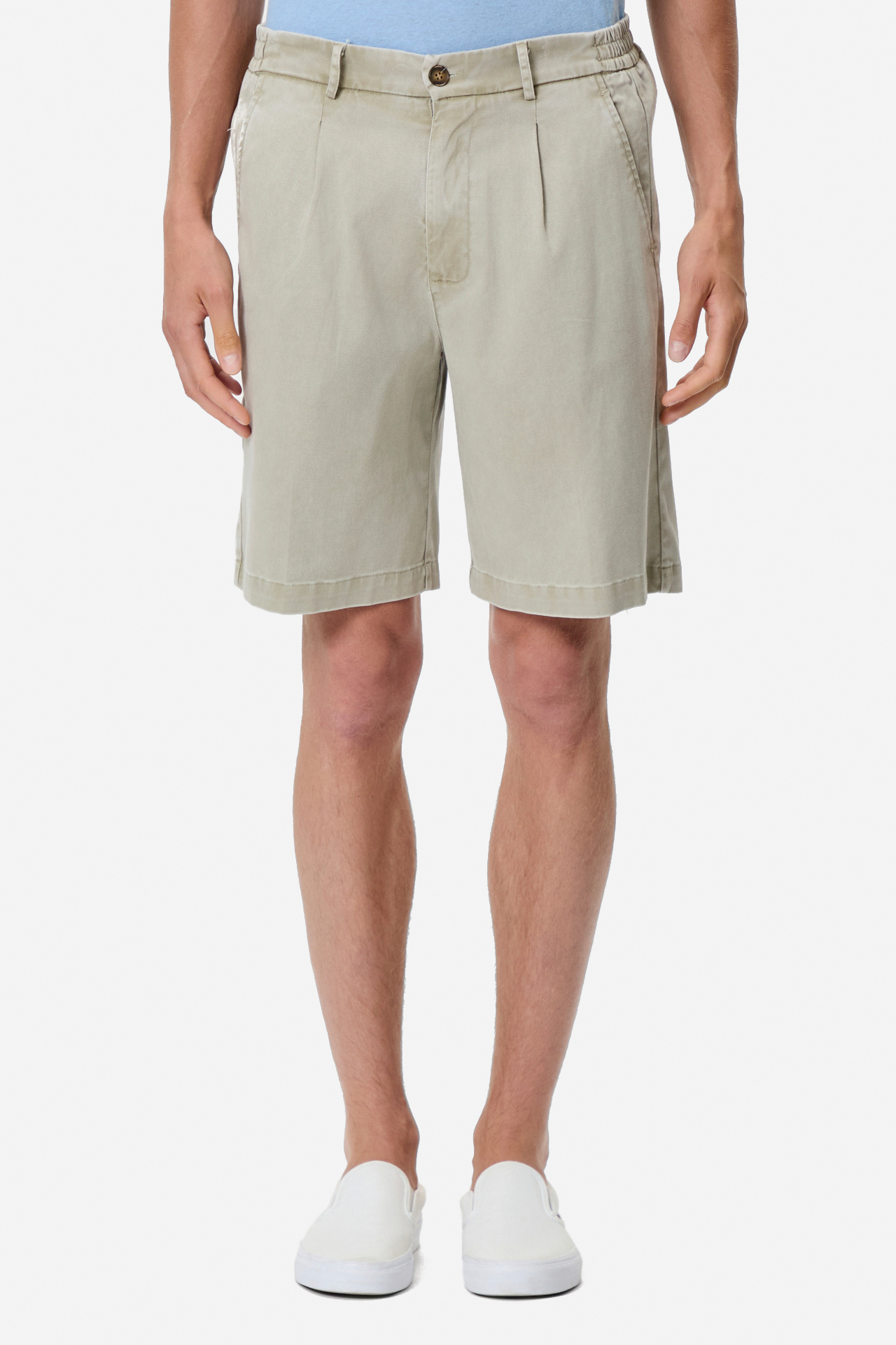PLEATED BERMUDA