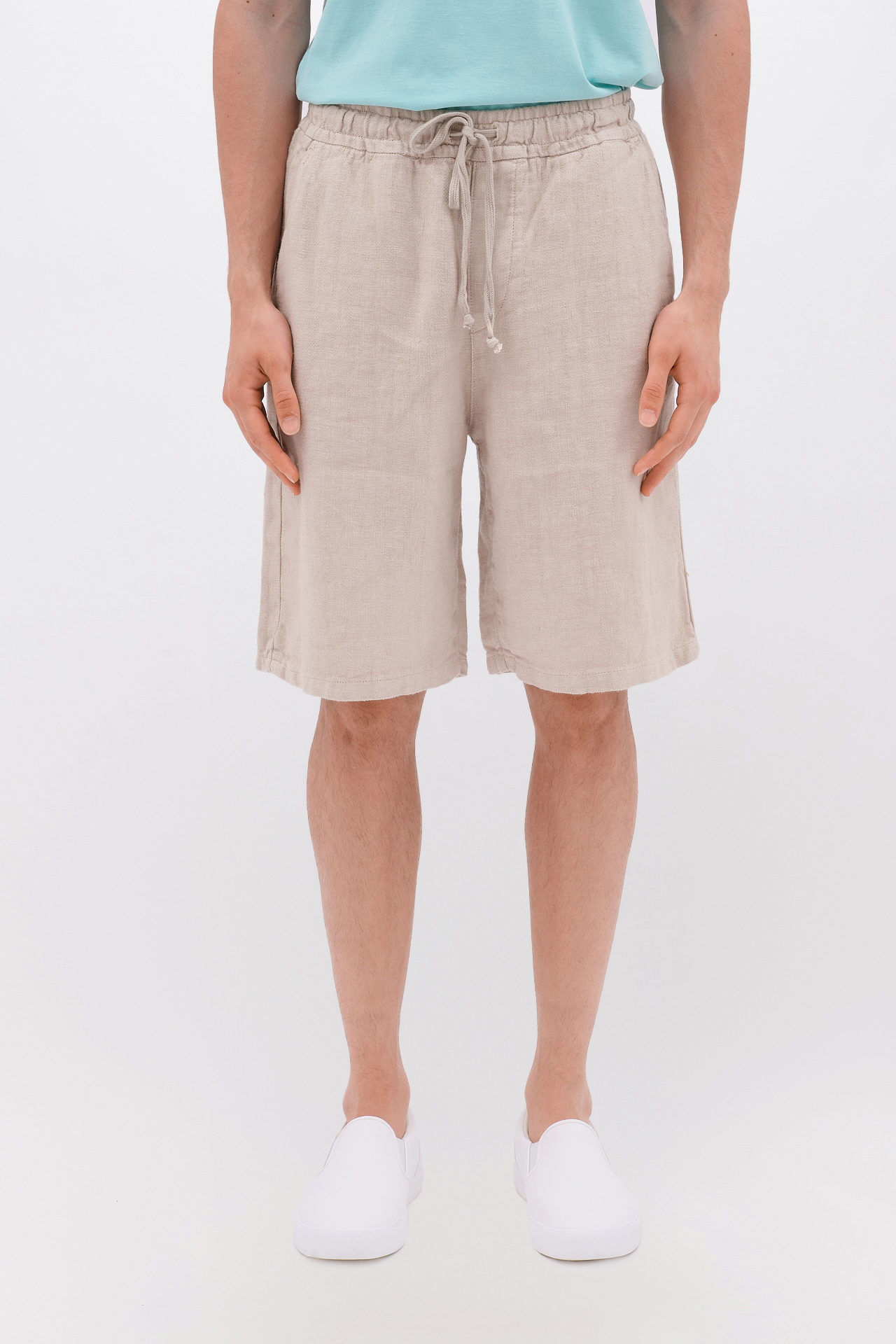 LINEN BERMUDA