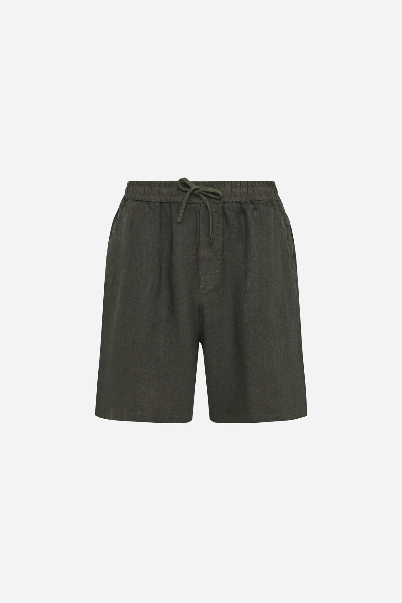 REGULAR LINEN BERMUDA