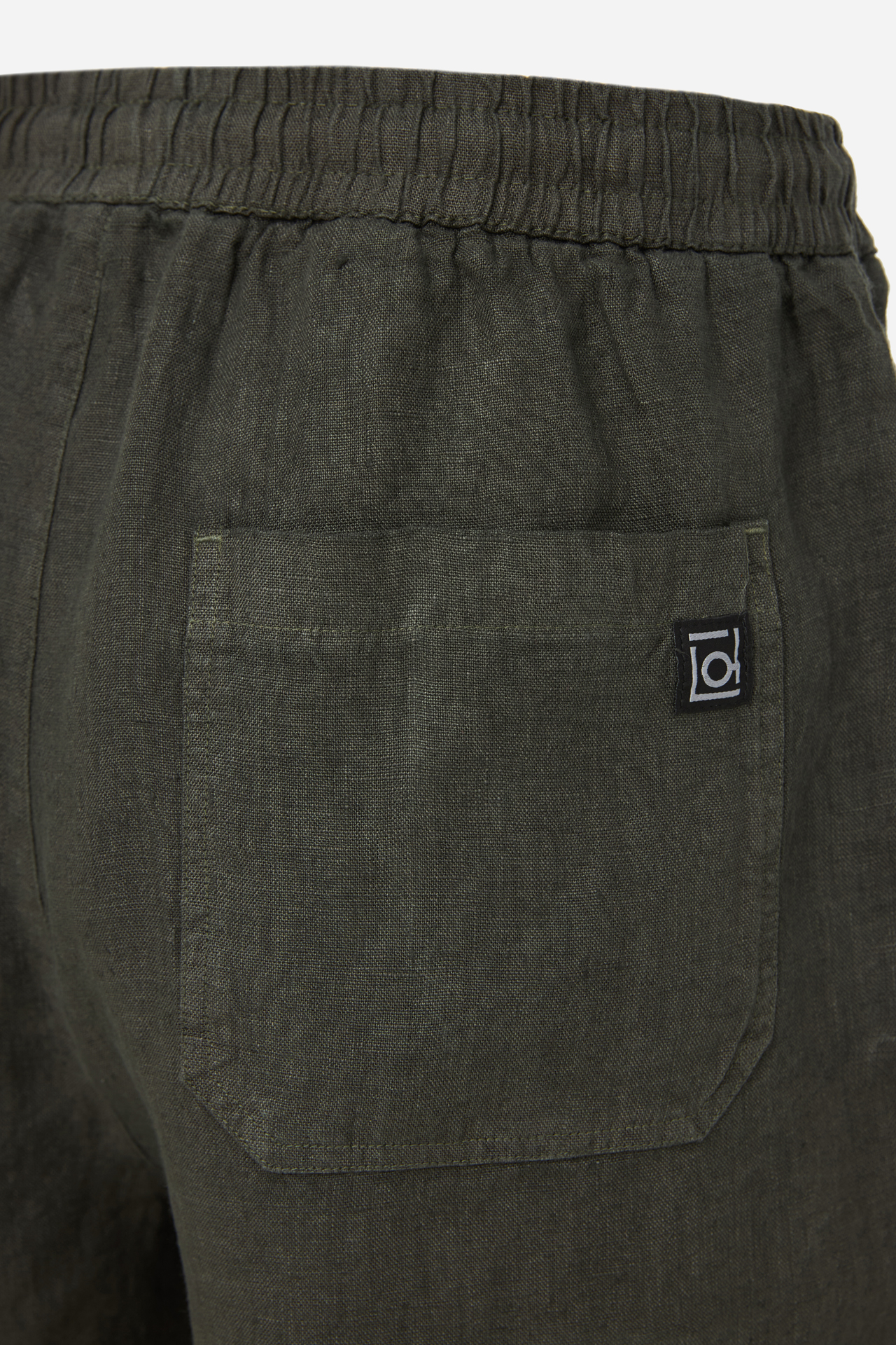 REGULAR LINEN BERMUDA
