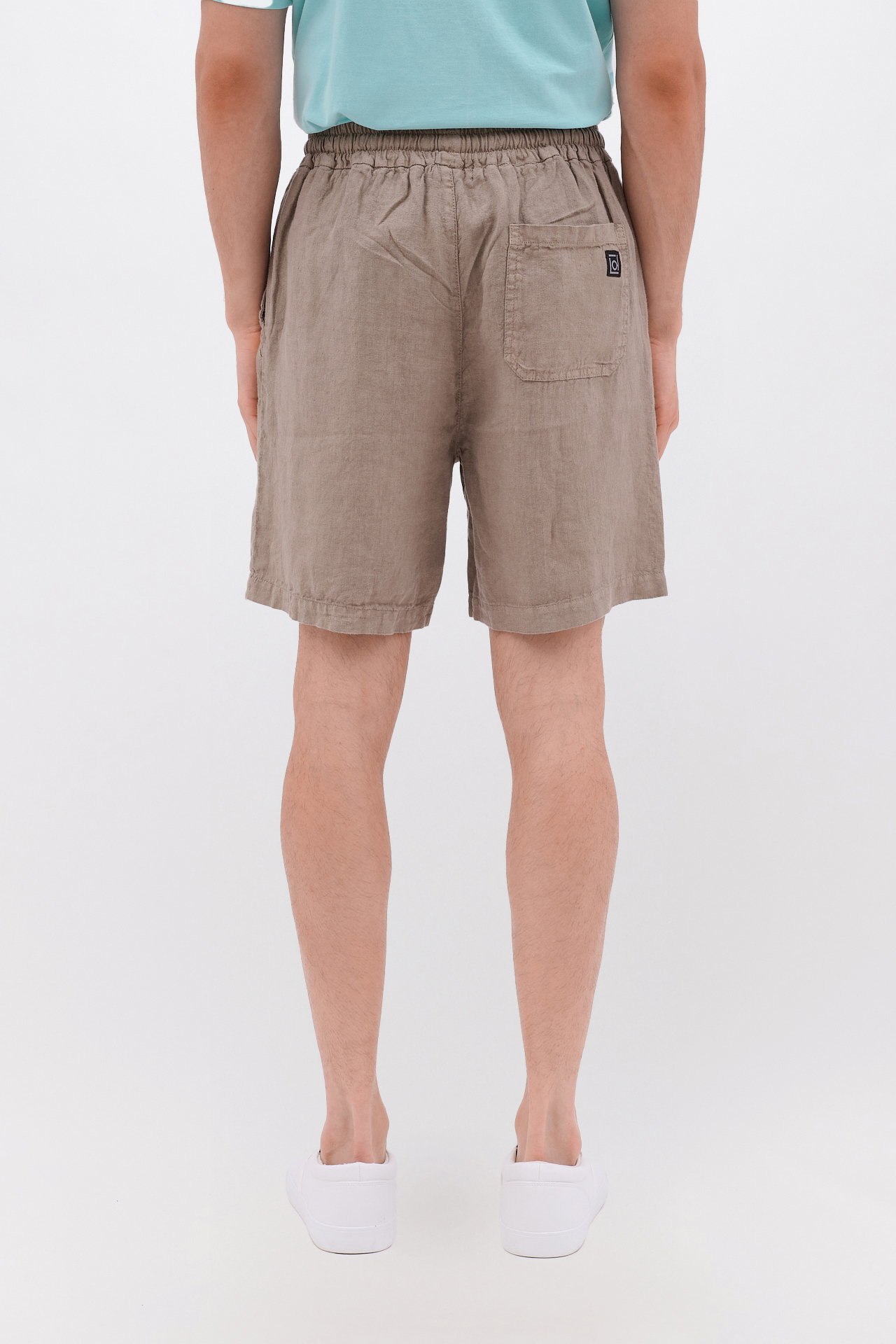 REGULAR LINEN BERMUDA