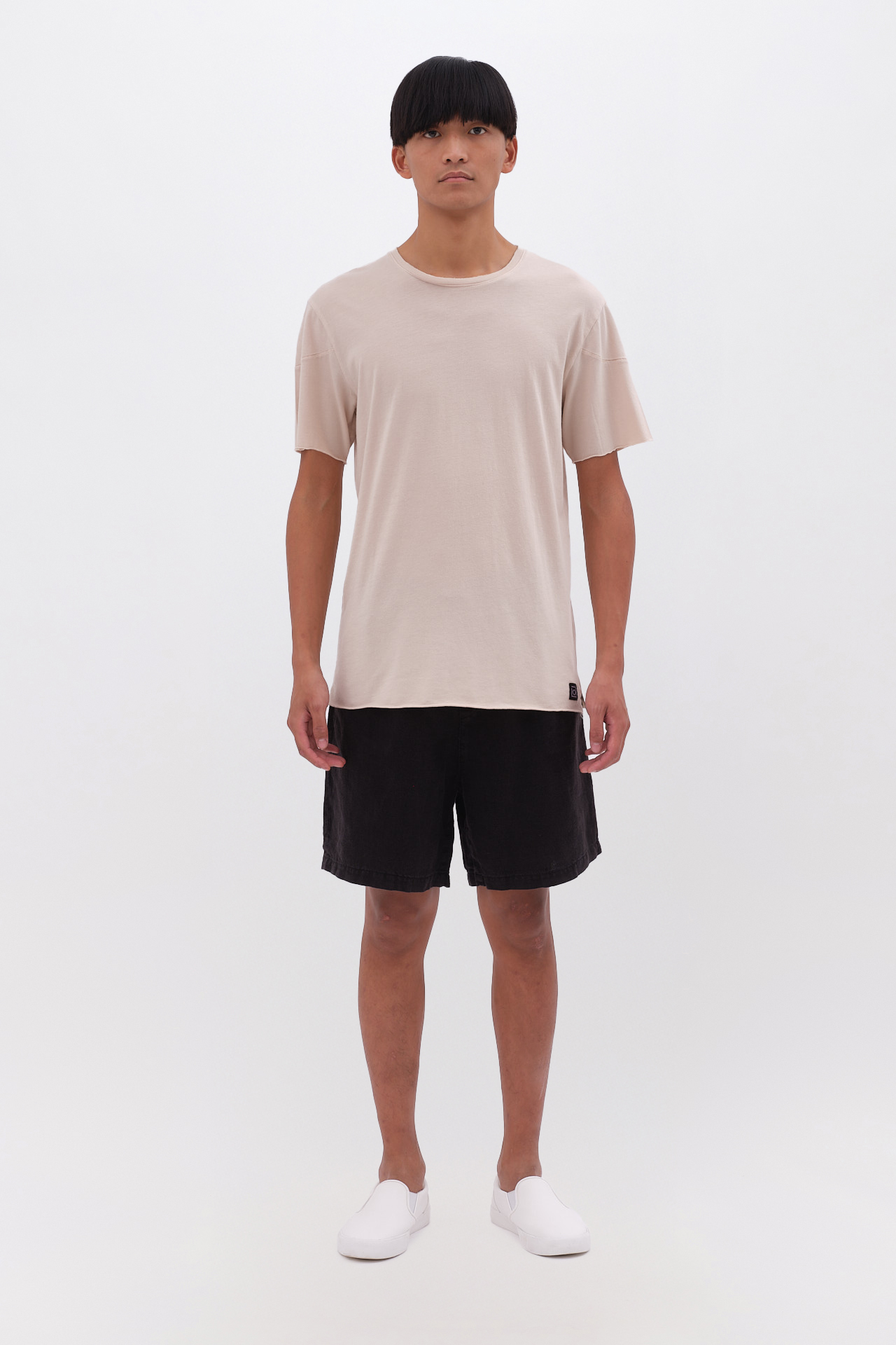 REGULAR LINEN BERMUDA