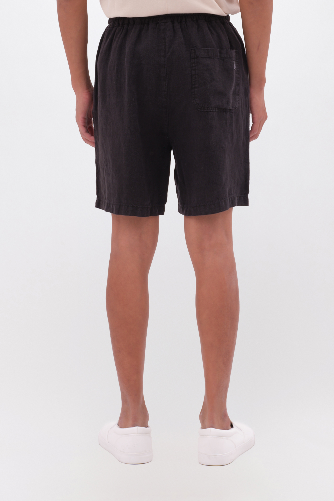 REGULAR LINEN BERMUDA