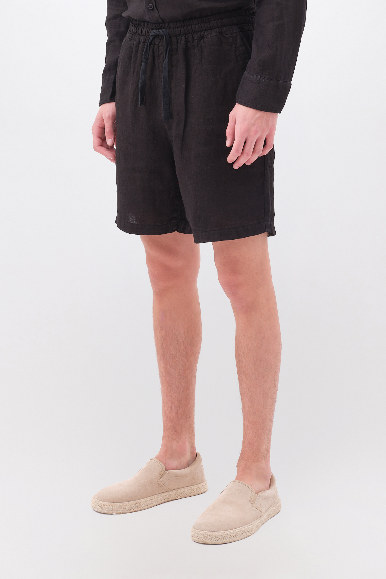 REGULAR LINEN BERMUDA