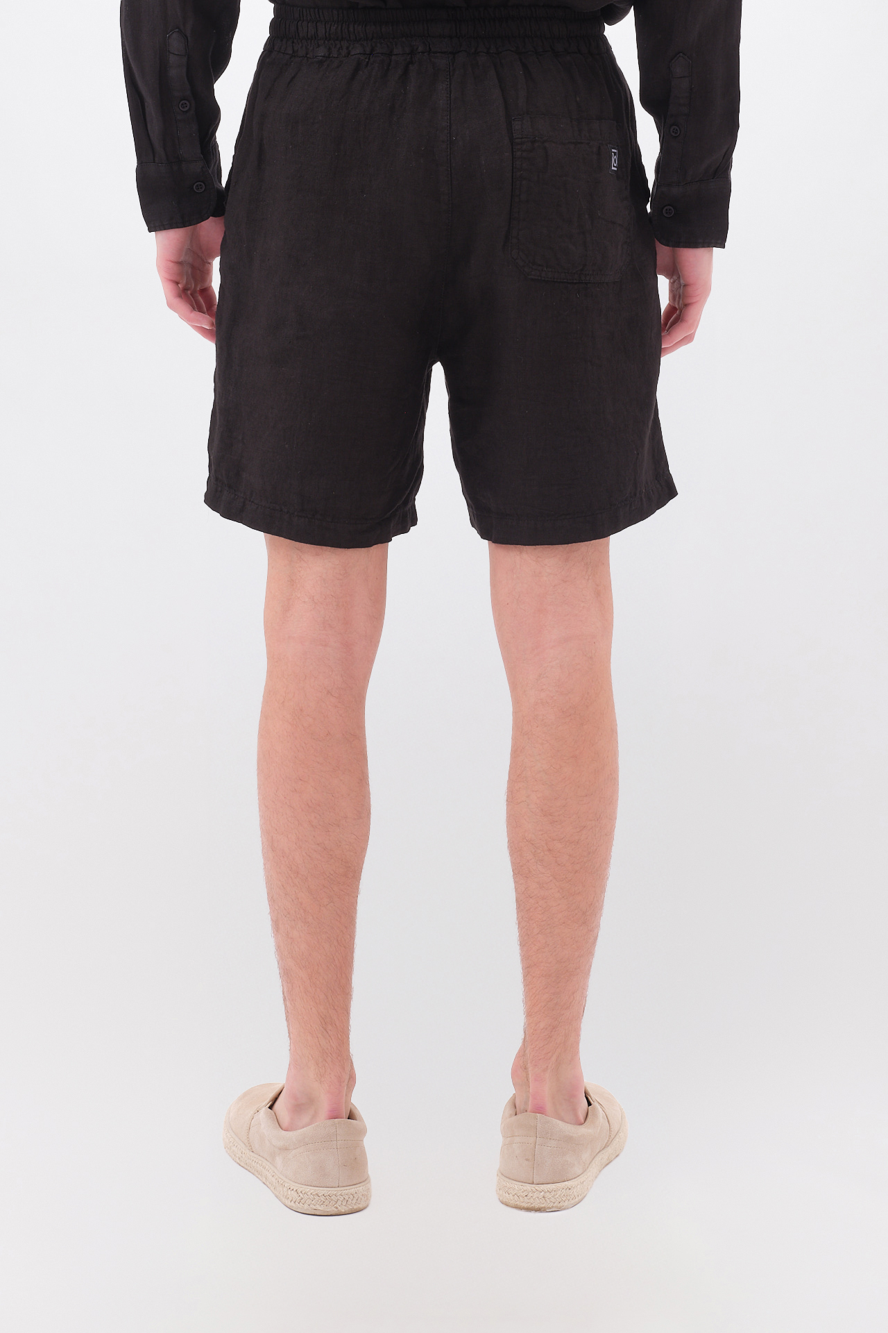 REGULAR LINEN BERMUDA