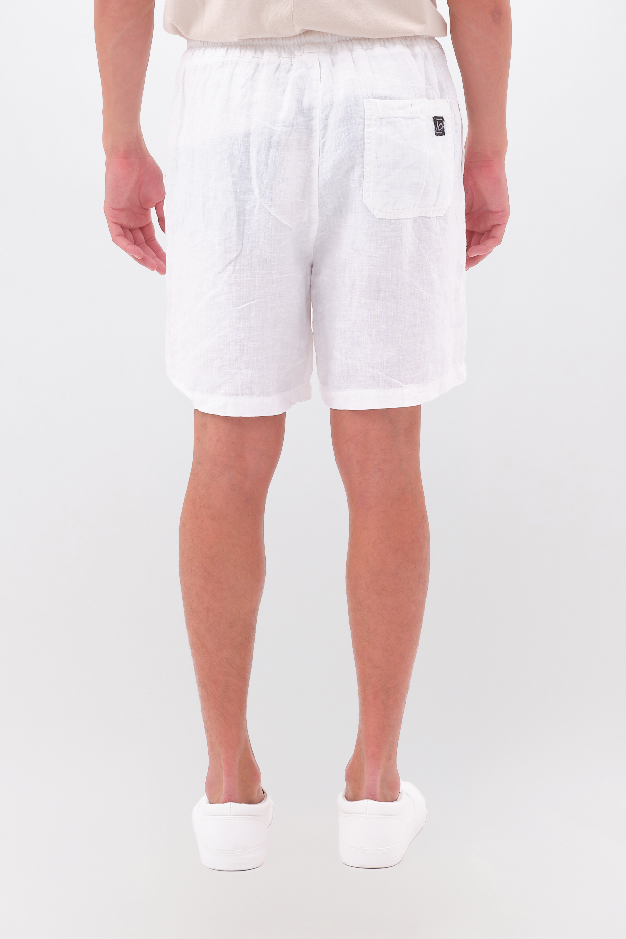 REGULAR LINEN BERMUDA