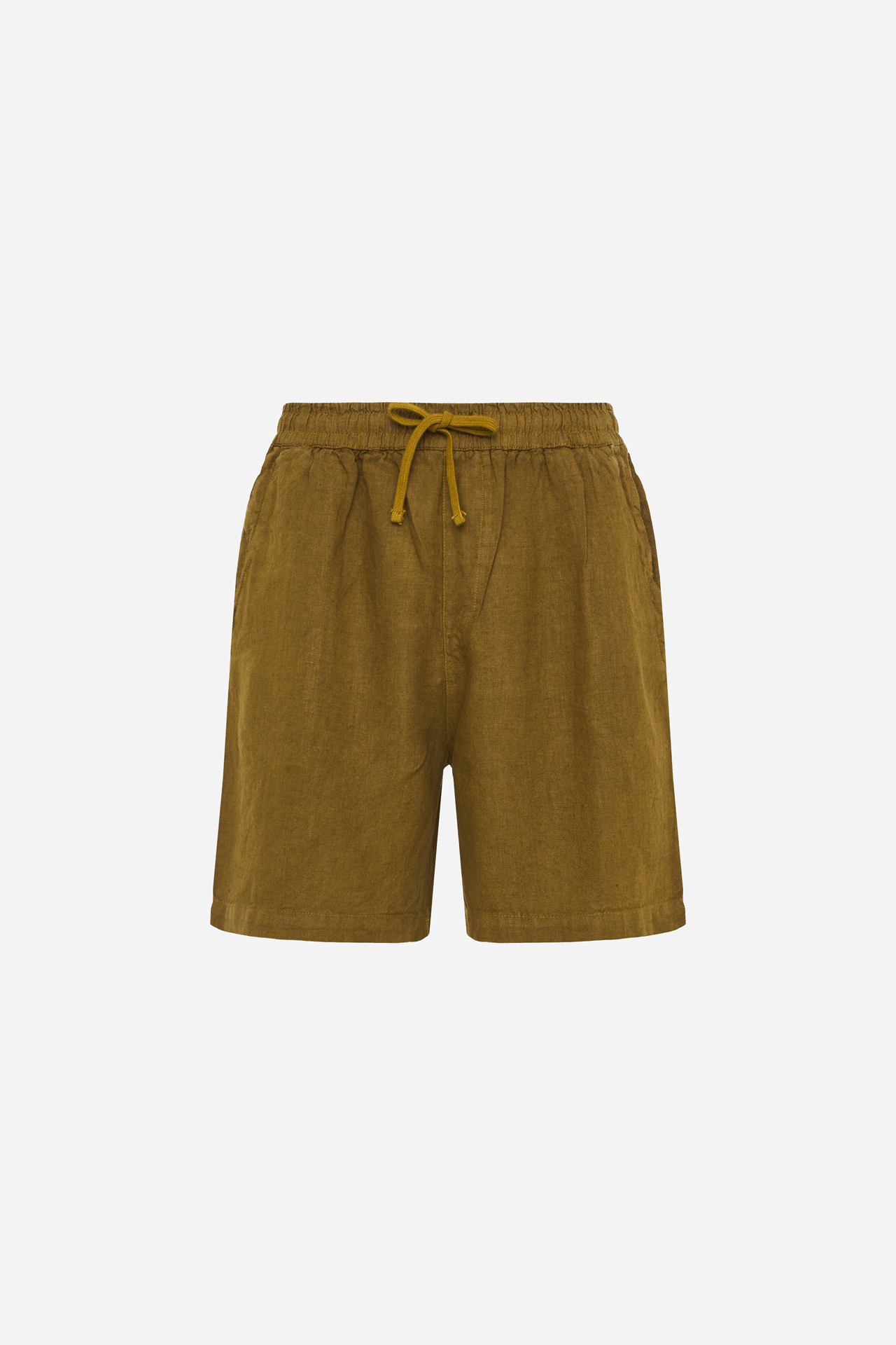 REGULAR LINEN BERMUDA
