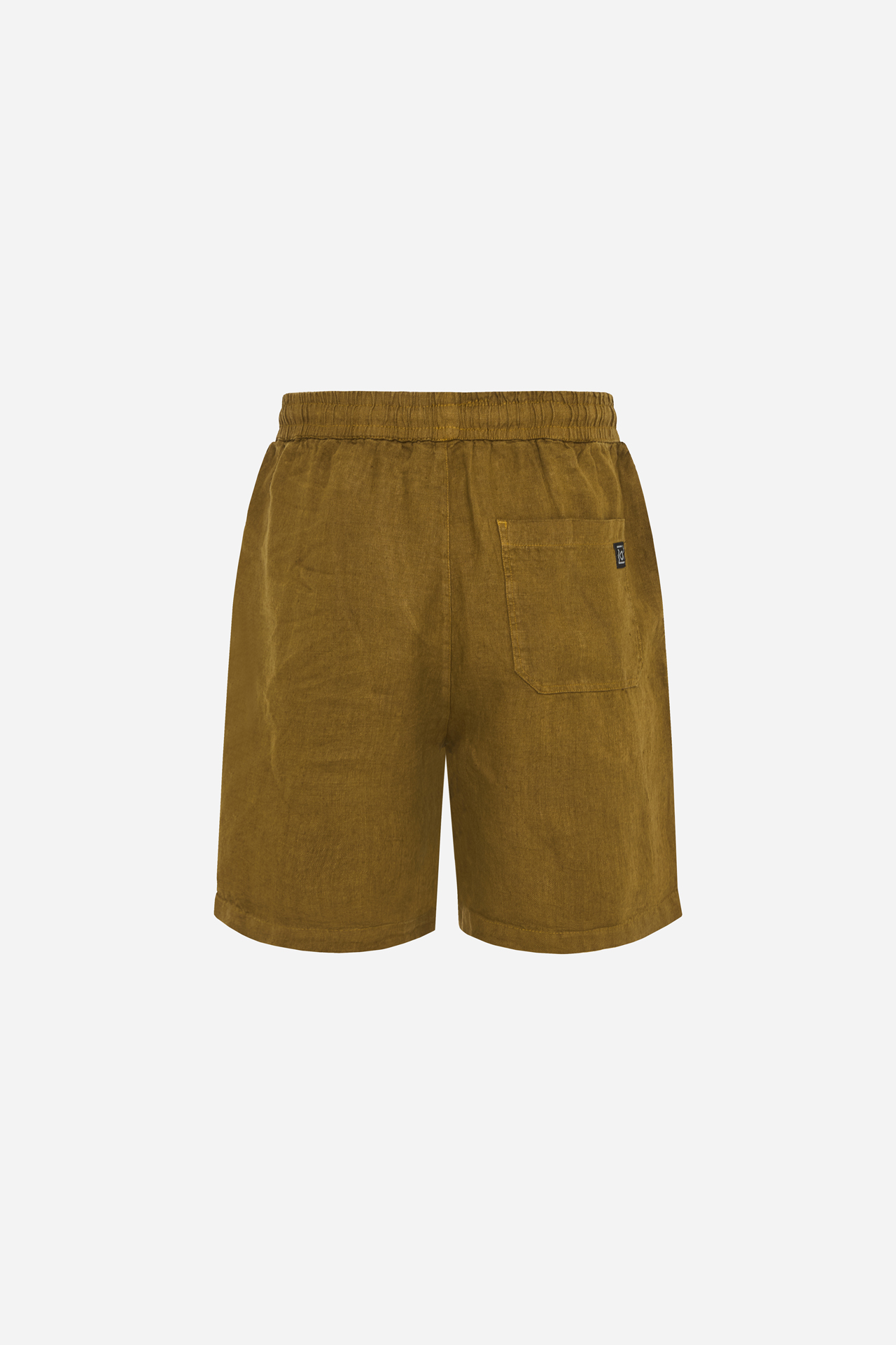 REGULAR LINEN BERMUDA