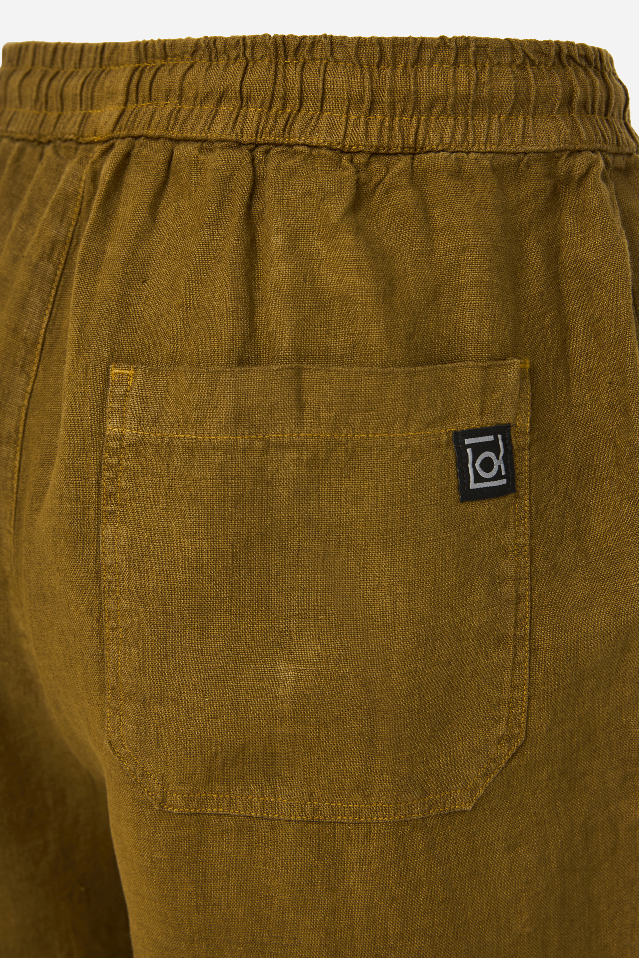 REGULAR LINEN BERMUDA