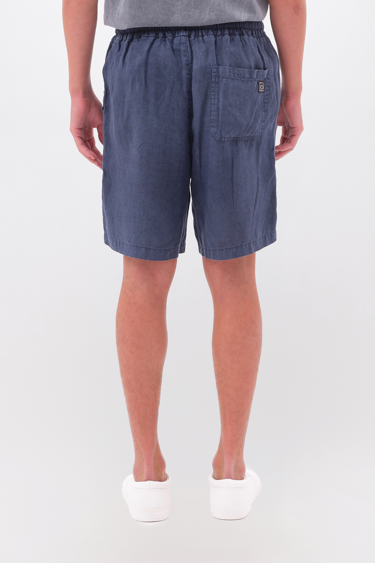 REGULAR LINEN BERMUDA