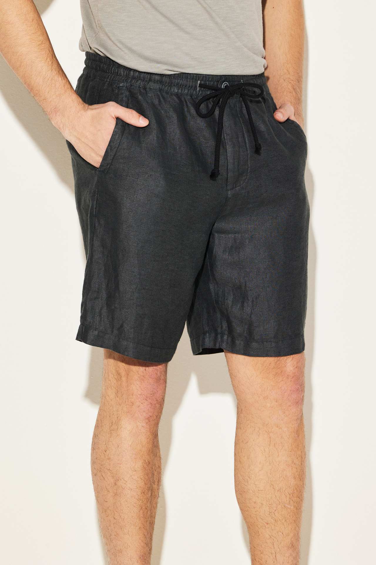 LINEN CHINO BERMUDA