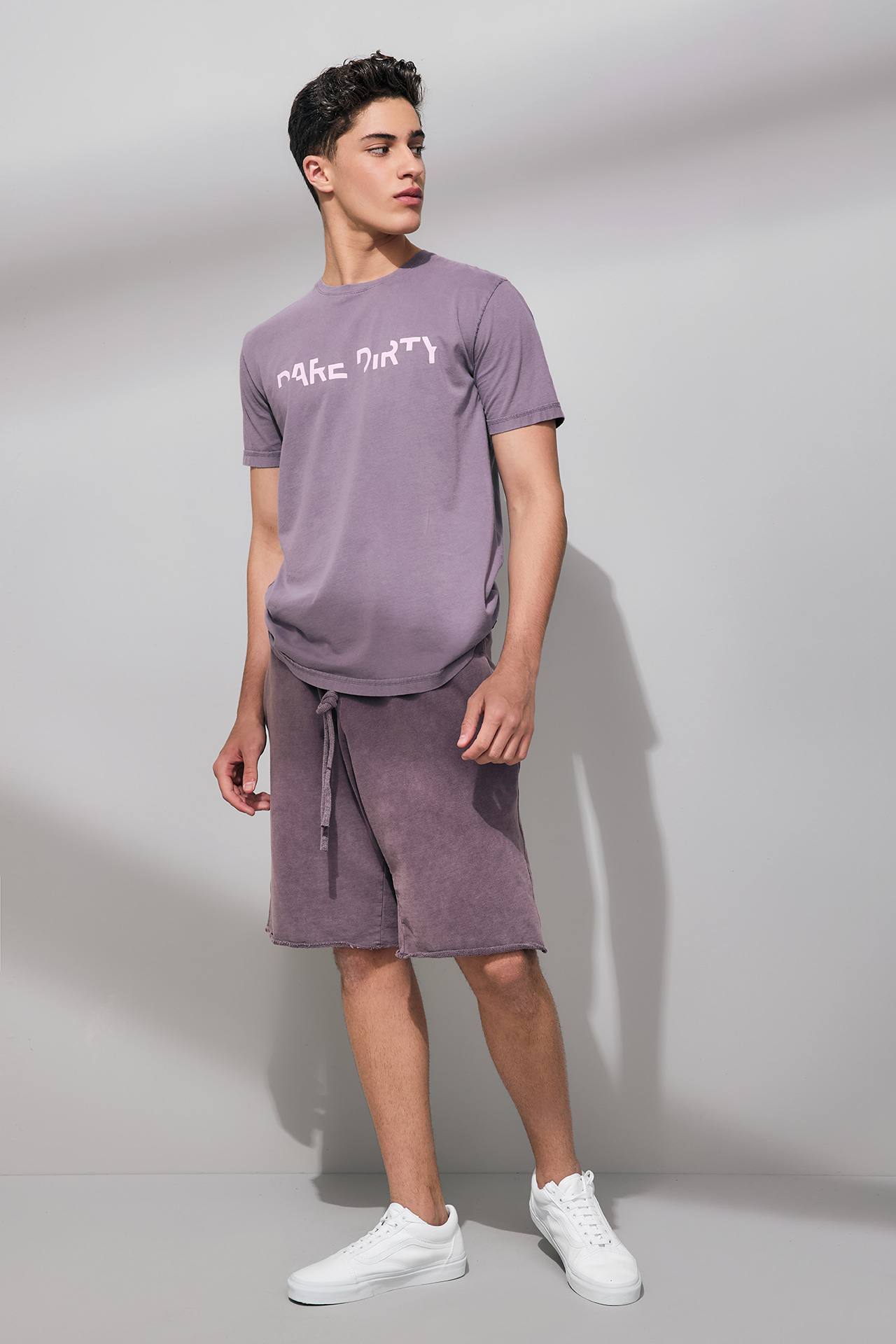 LOOSE FIT ACID BERMUDA