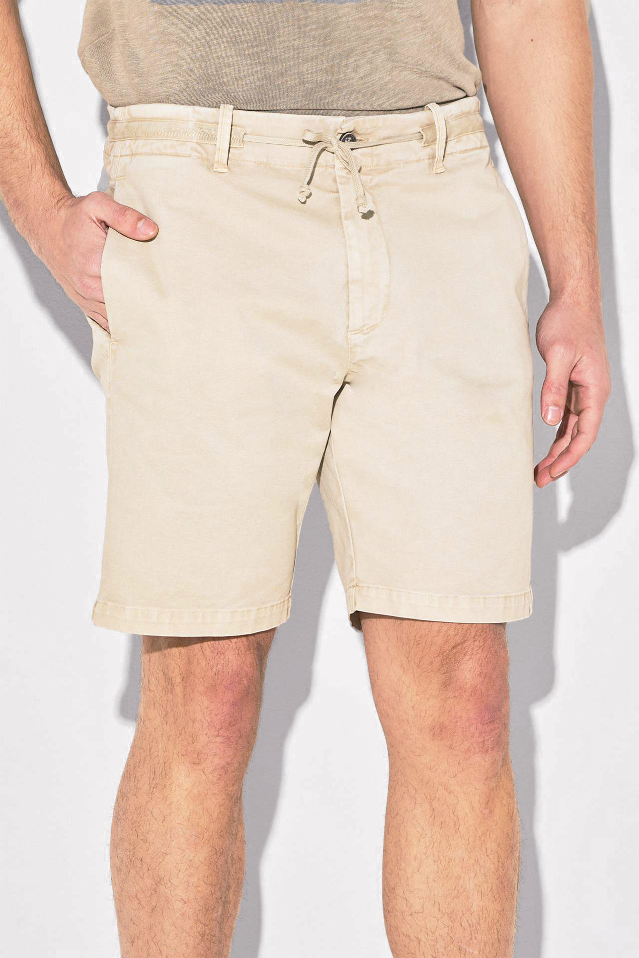 CHINO DRAWSTRING BERMUDA