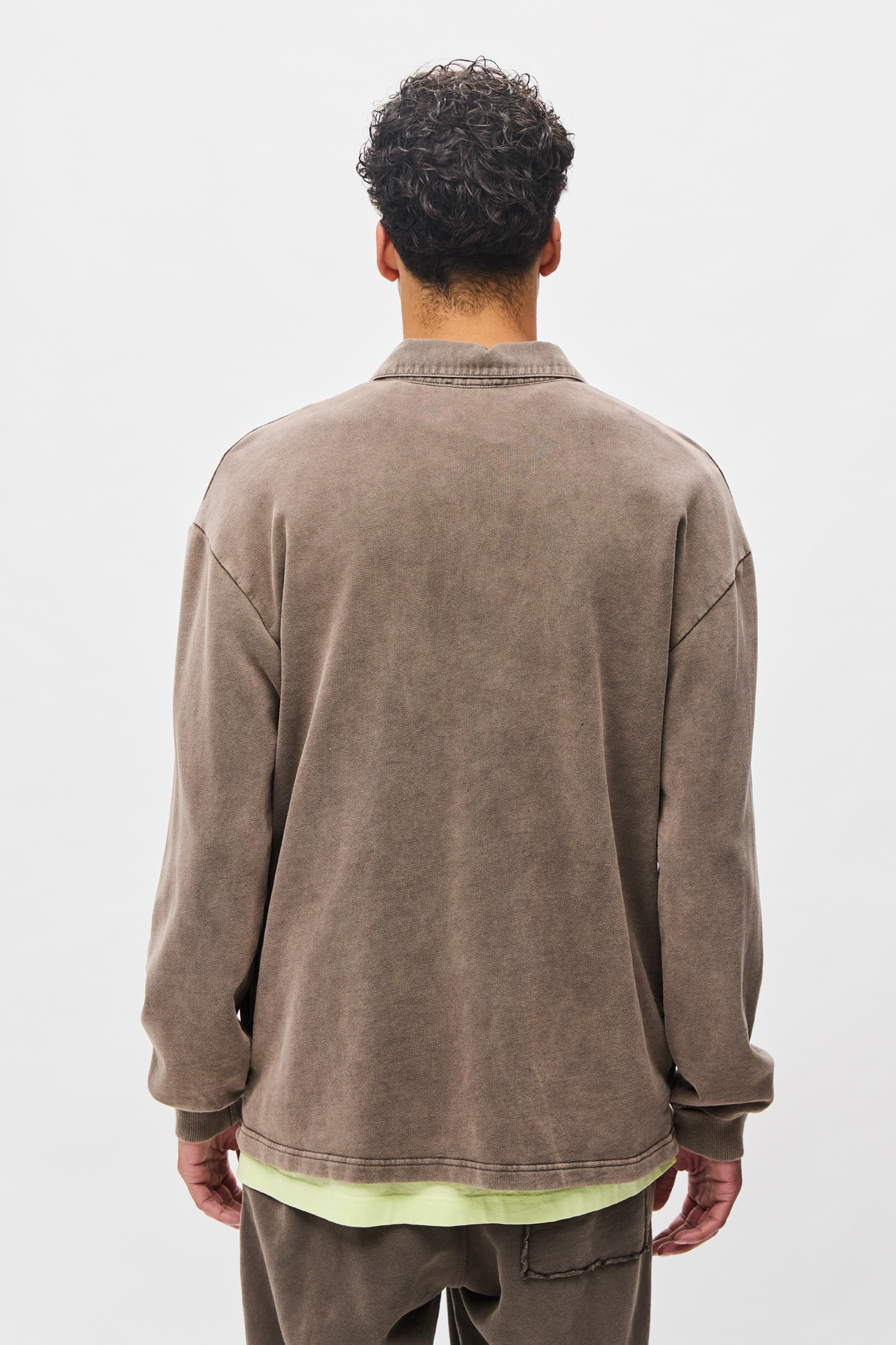 POLO SWEATSHIRT WITH POCKETS