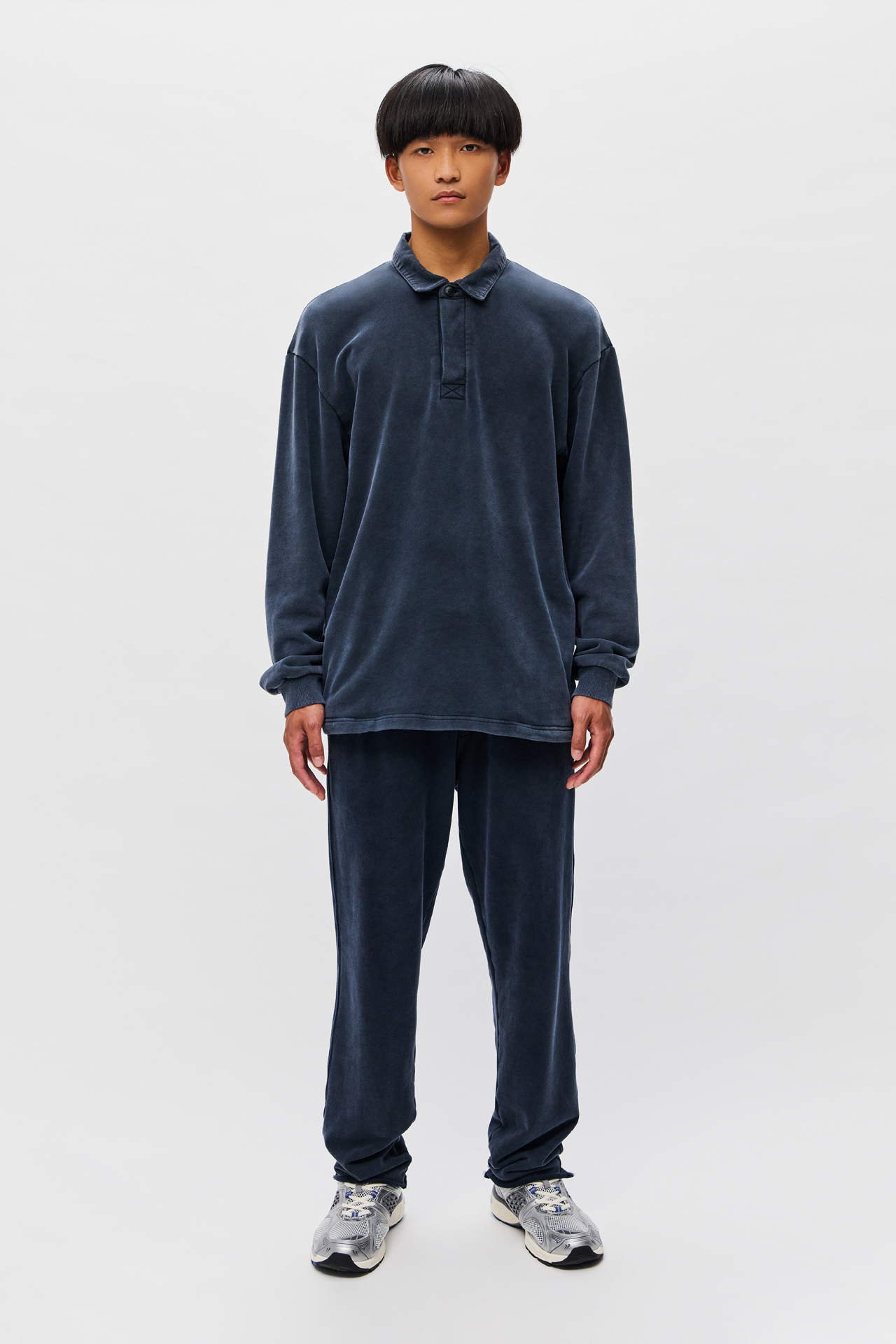 POLO SWEATSHIRT WITH POCKETS