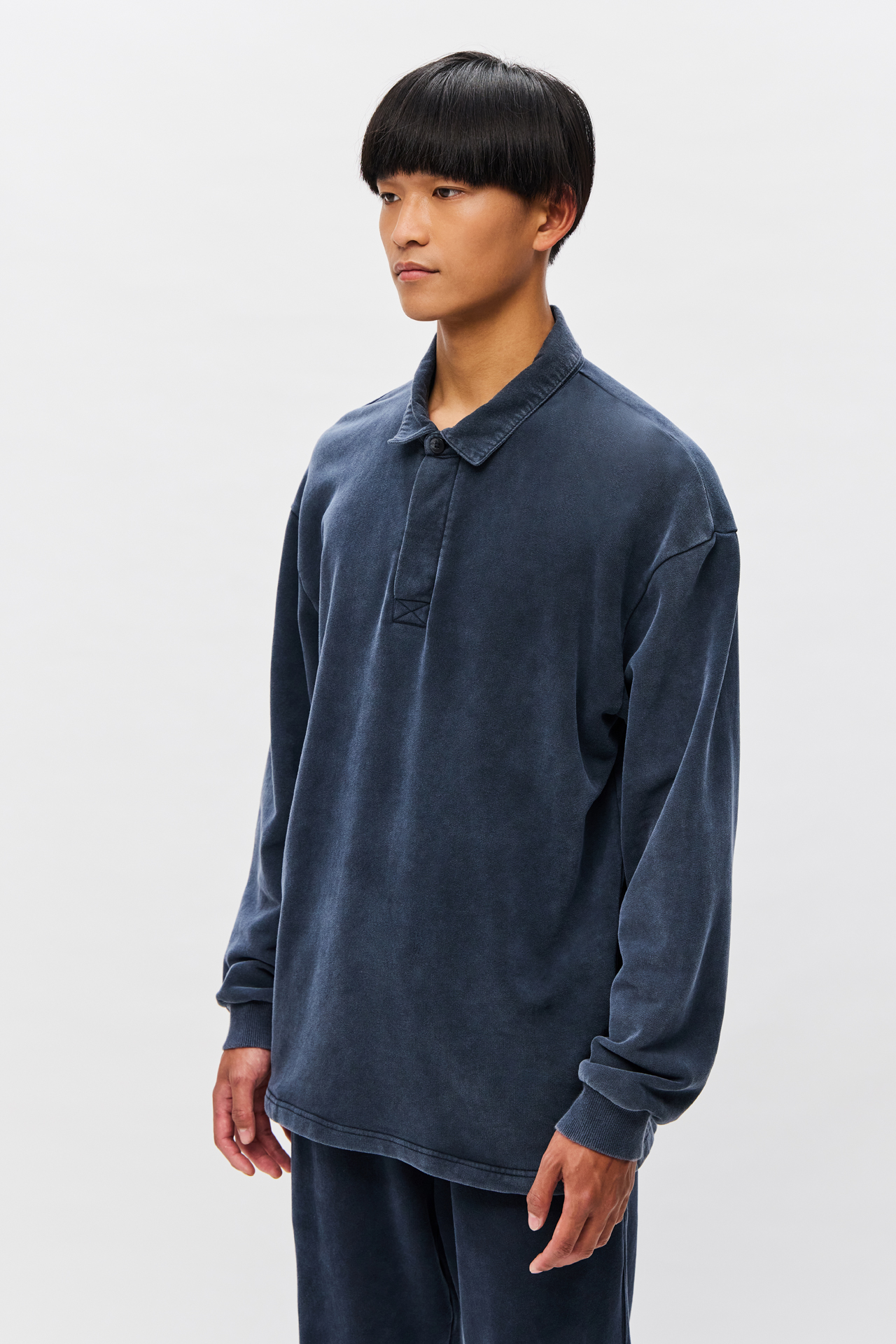 POLO SWEATSHIRT WITH POCKETS