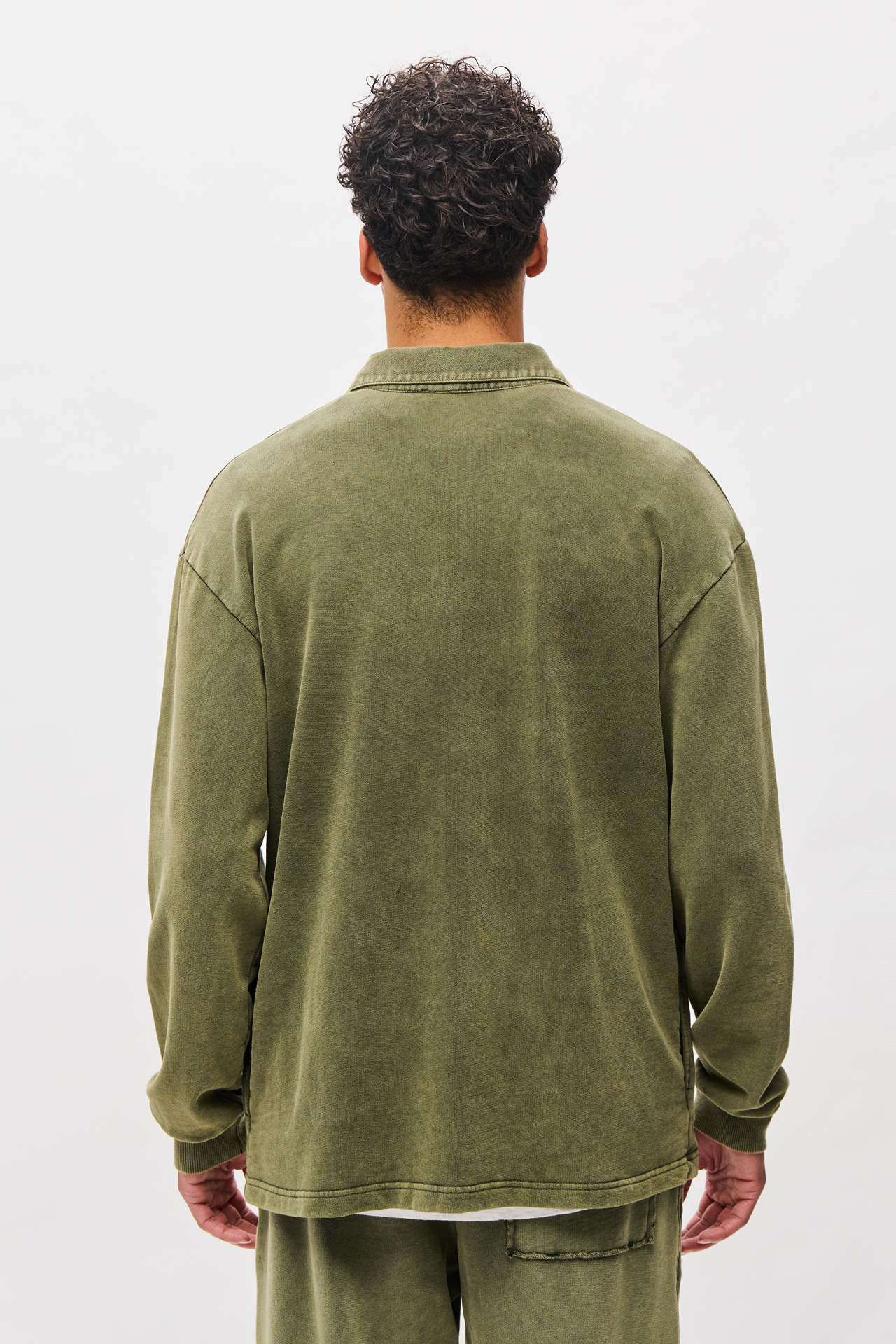POLO SWEATSHIRT WITH POCKETS