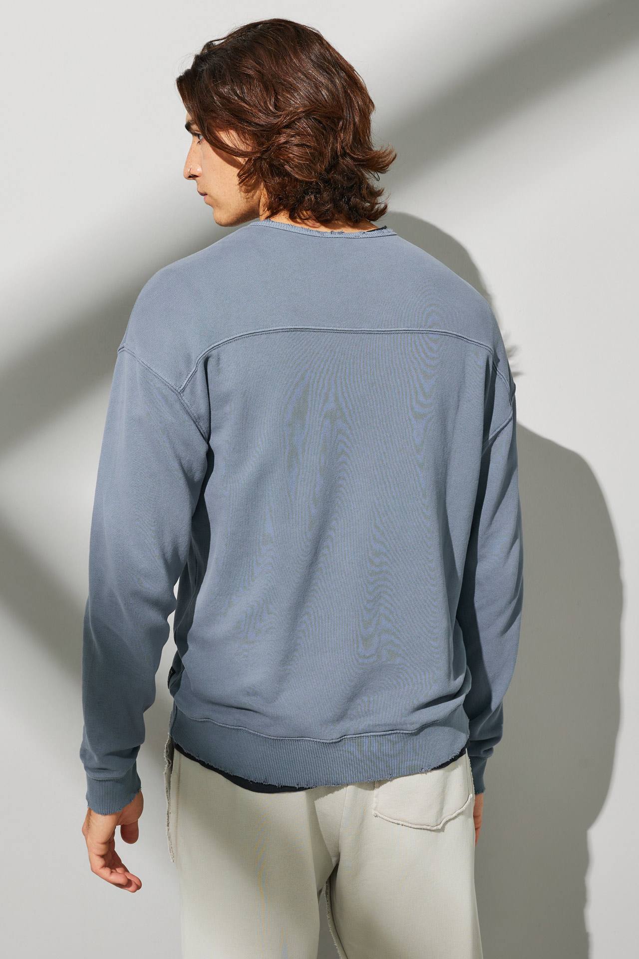 ACID LOOSE KNIT DROP SHOULDER CREW