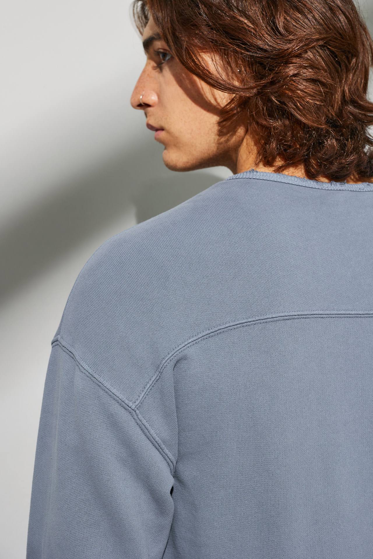 ACID LOOSE KNIT DROP SHOULDER CREW