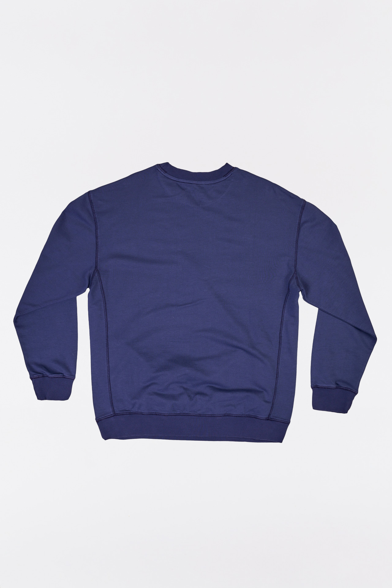 Contrast Pockets Crewneck