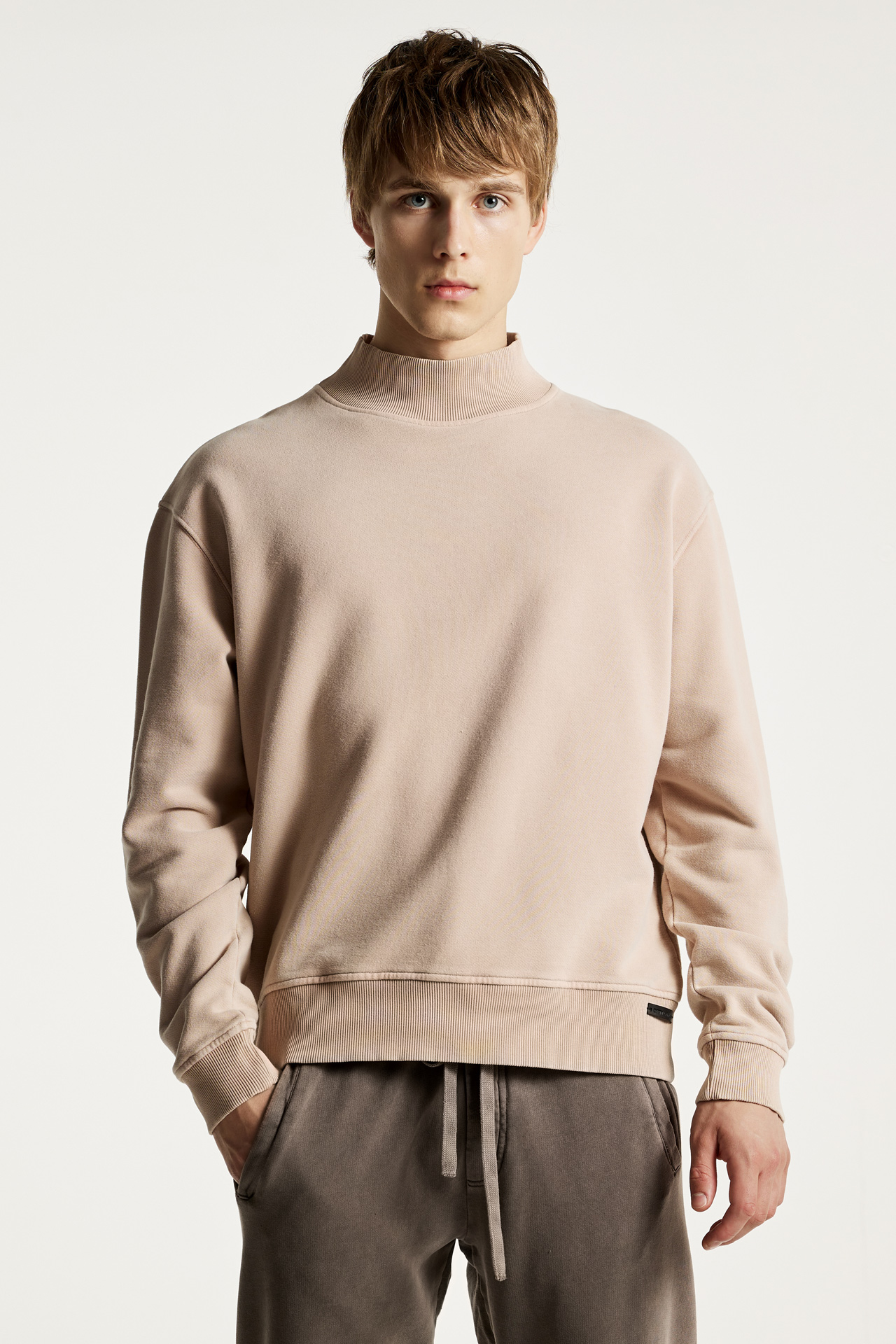 Relaxed Fit Sweatshirt With Wide Rib