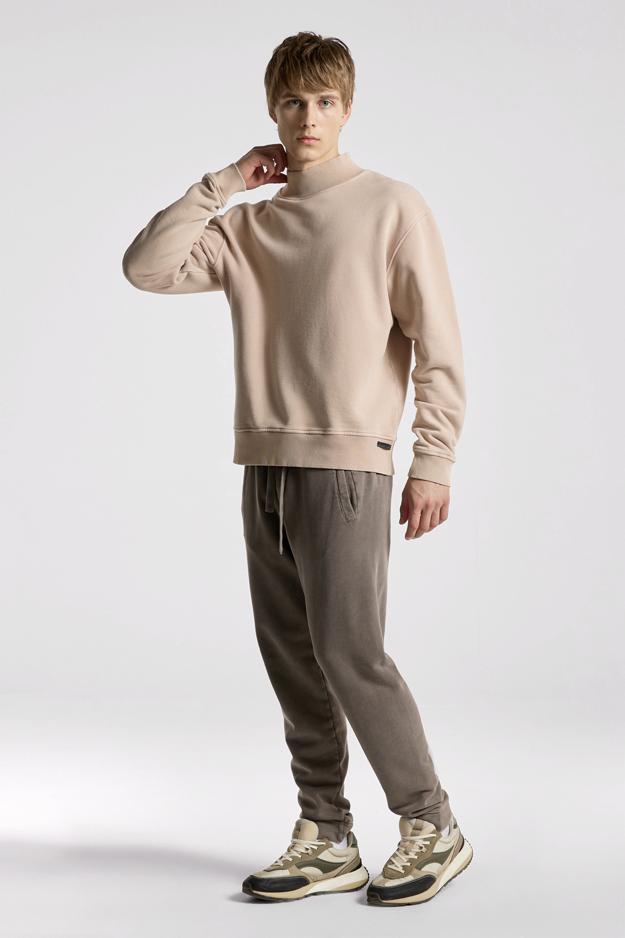 Relaxed Fit Sweatshirt With Wide Rib