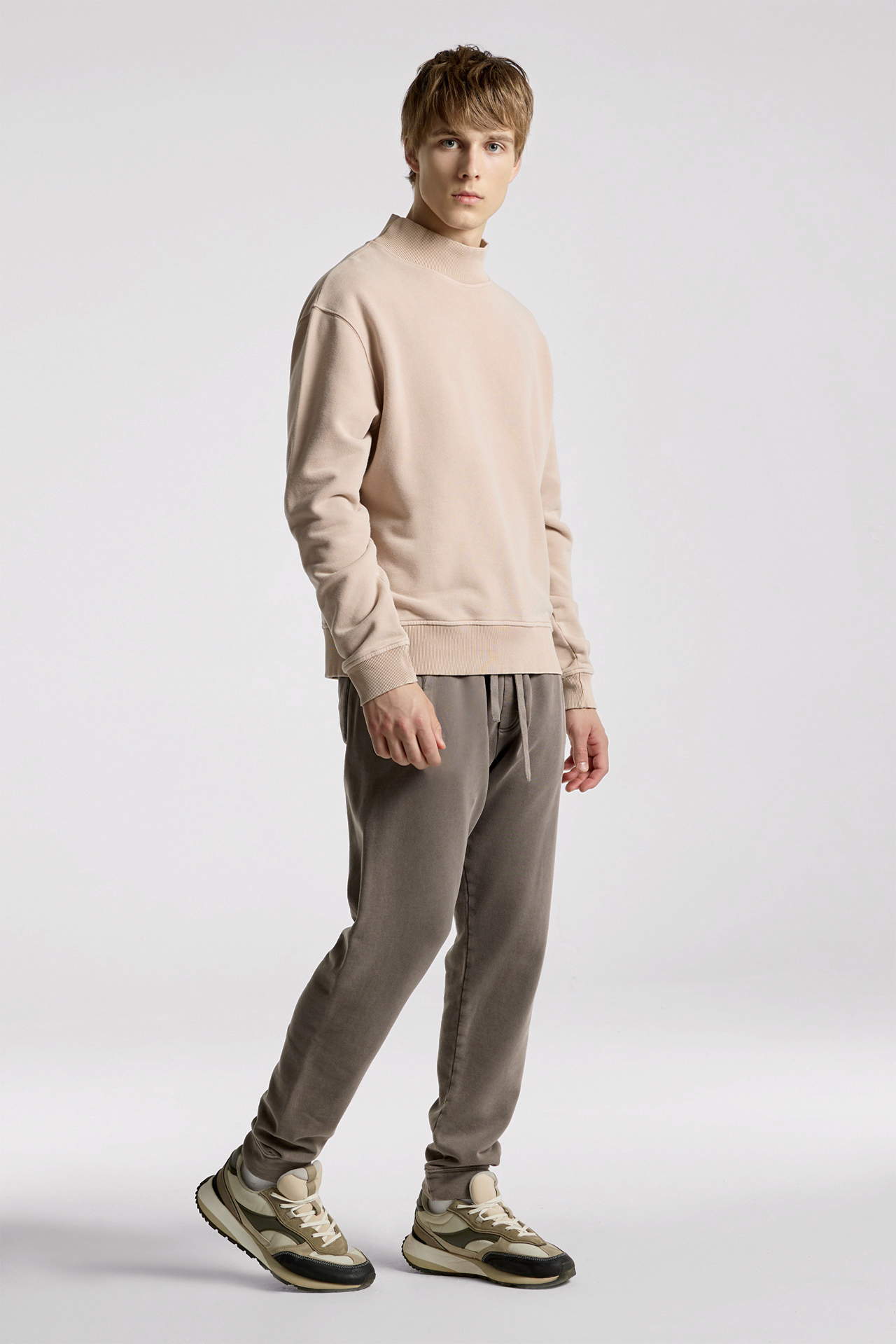 Relaxed Fit Sweatshirt With Wide Rib