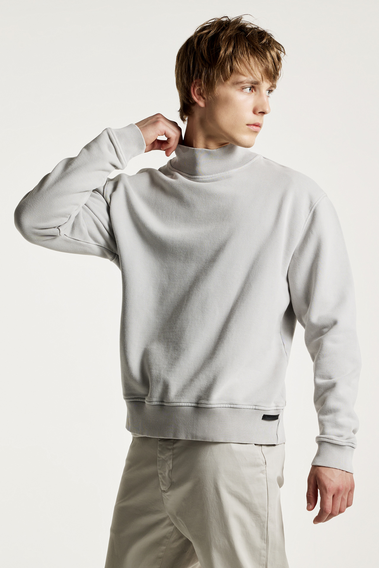 Relaxed Fit Sweatshirt With Wide Rib