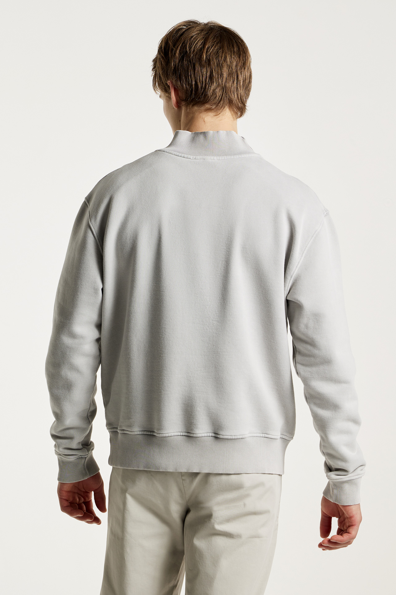 Relaxed Fit Sweatshirt With Wide Rib