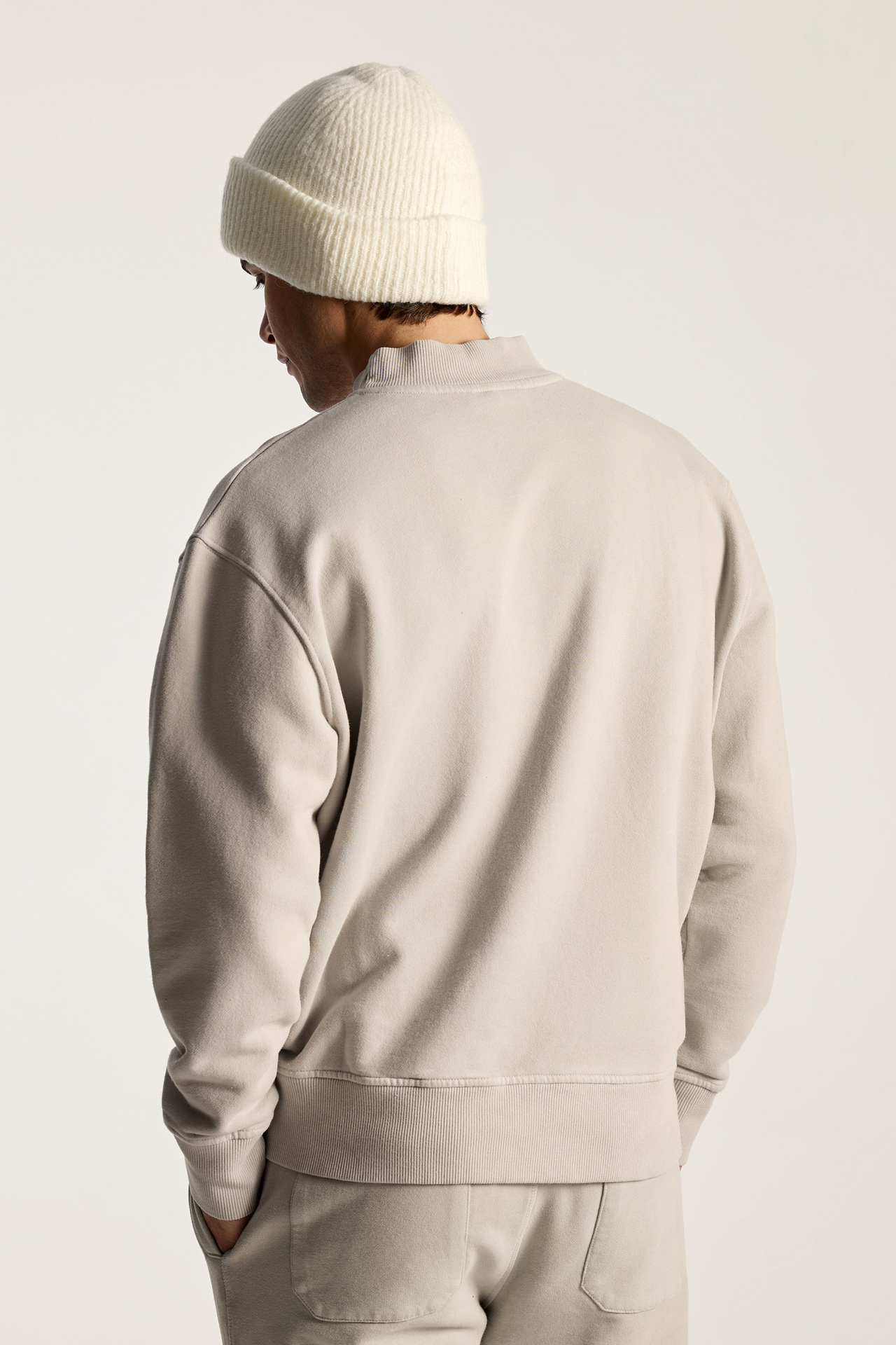 Relaxed Fit Sweatshirt With Wide Rib