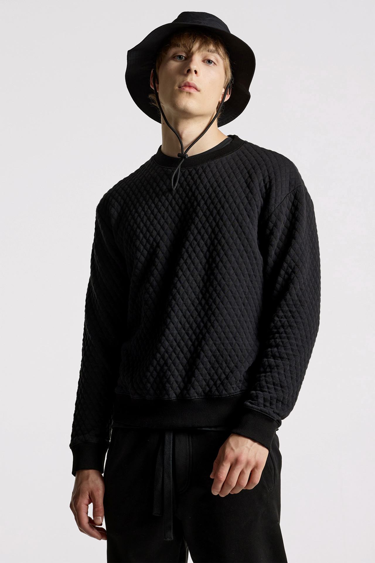 Quilted Regular Fit Sweatshirt