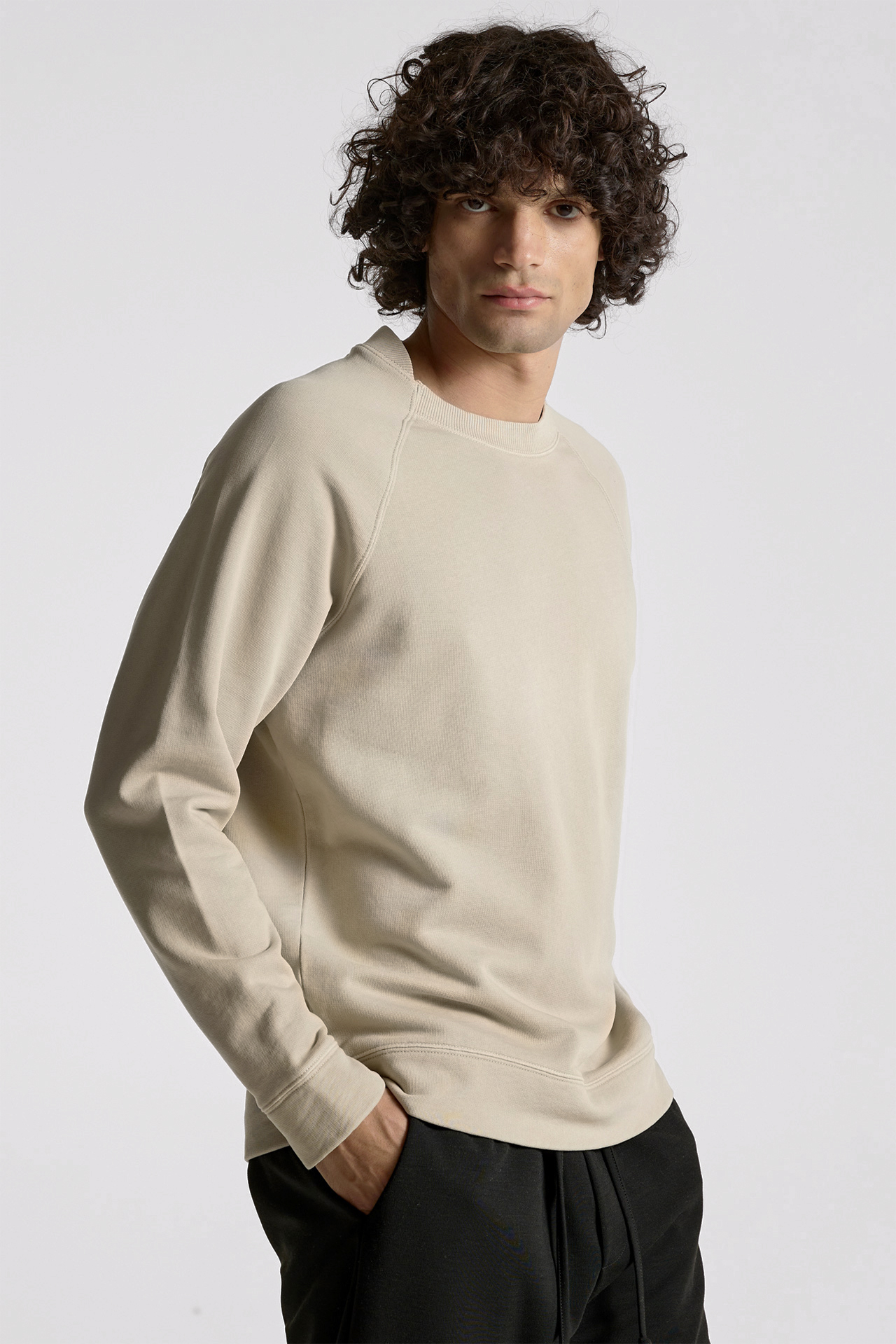 Relaxed Fit With Neck Detail Sweatshirt