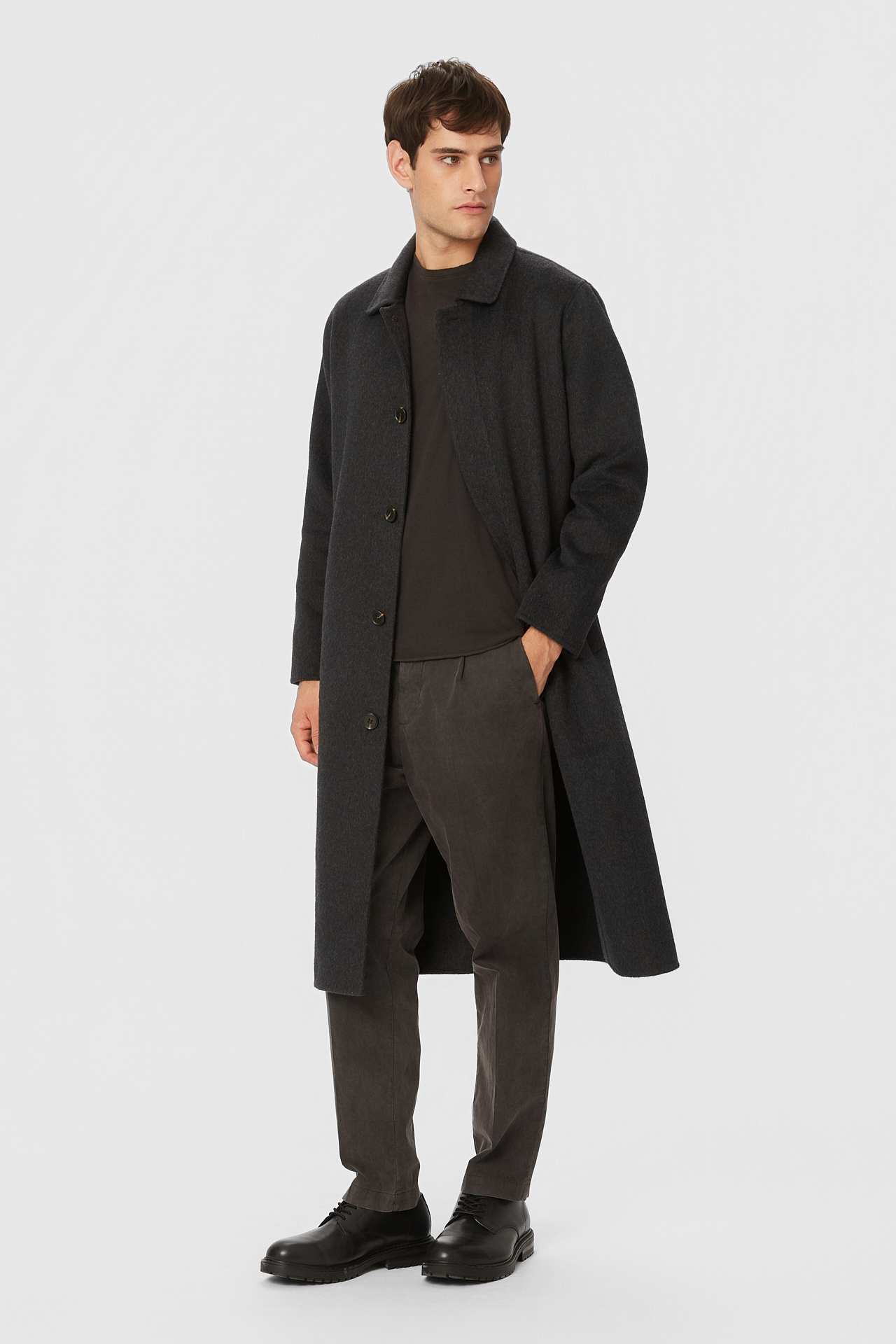 SINGLE BREASTED COAT