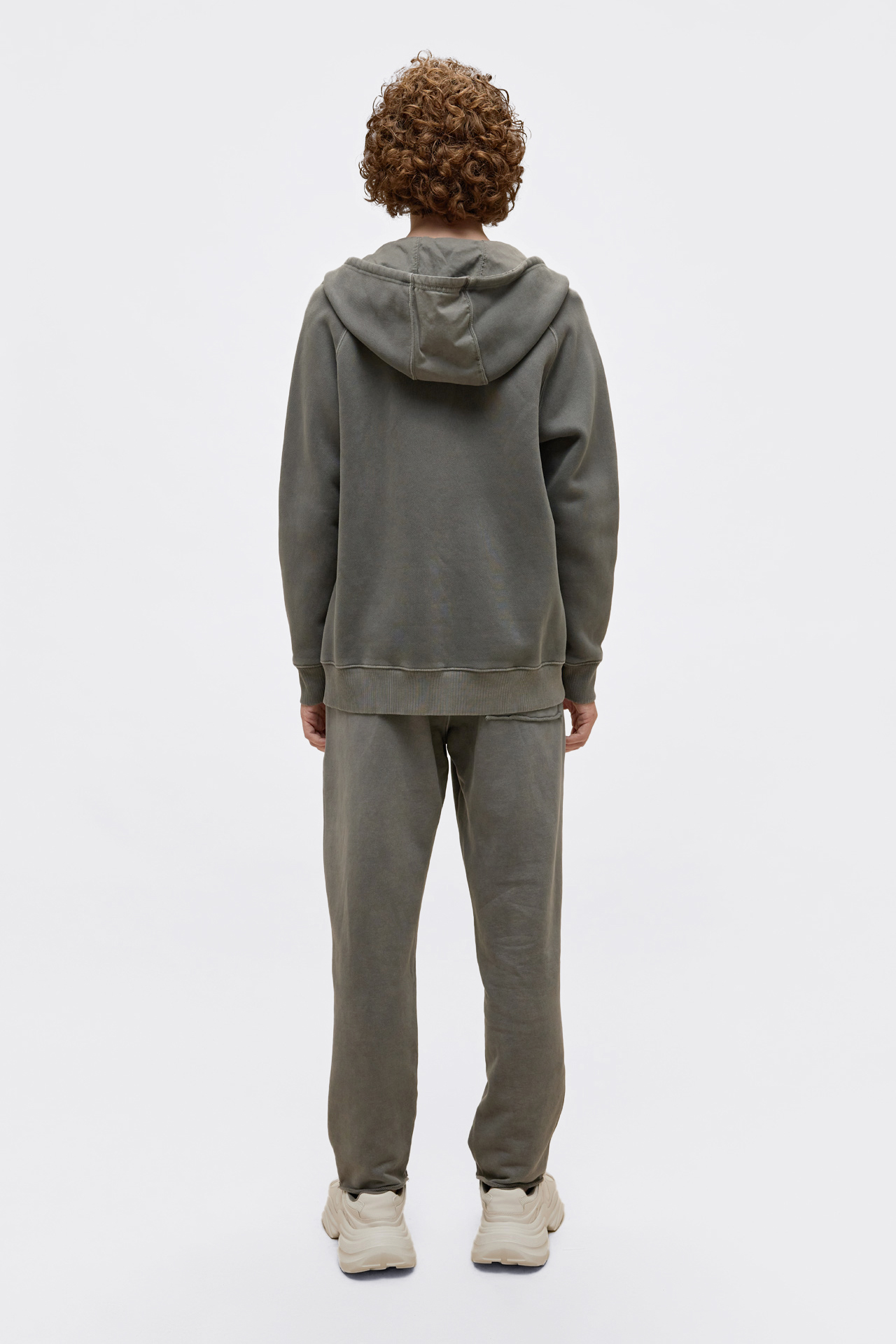 Mixed Fabric Raglan Full Zip