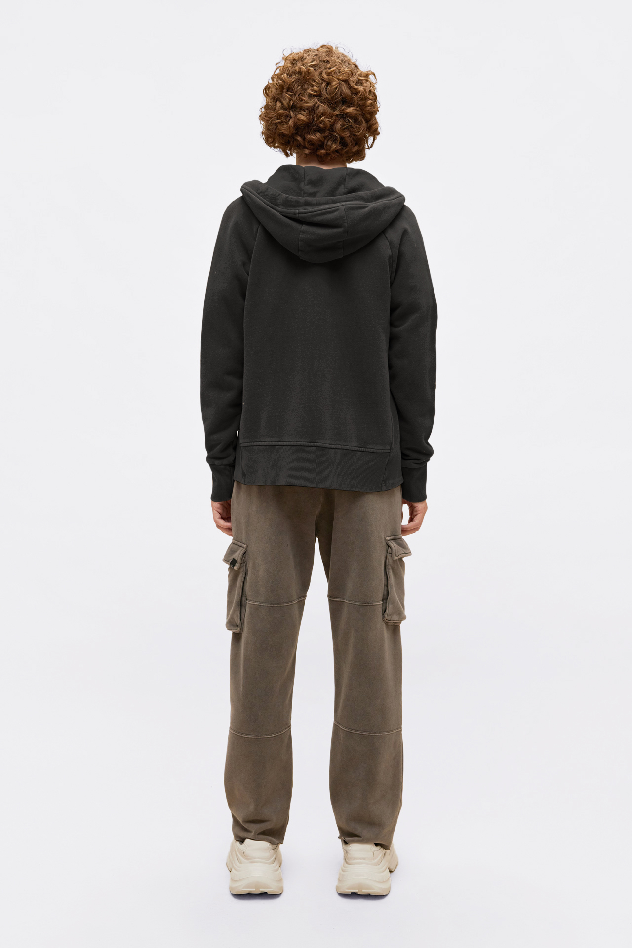 Rib Detailed Full Zip