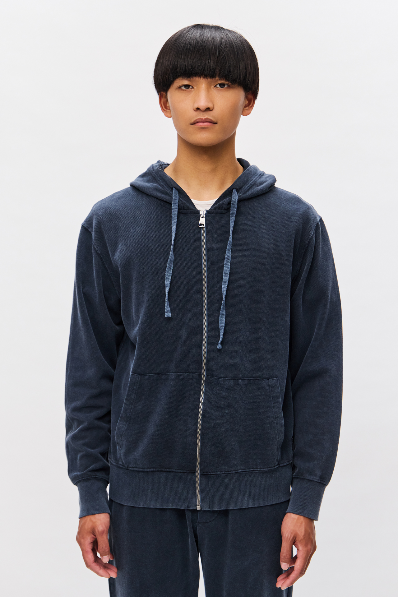 PIQUET FULLZIP SWEATSHIRT