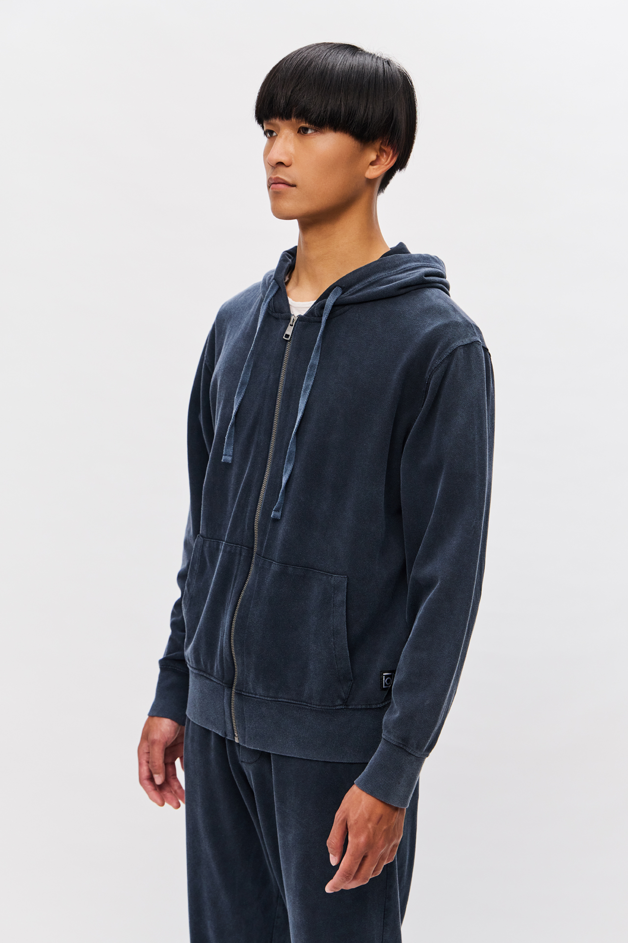 PIQUET FULLZIP SWEATSHIRT
