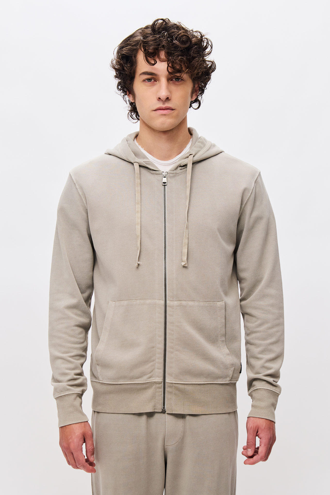 PIQUET FULLZIP SWEATSHIRT