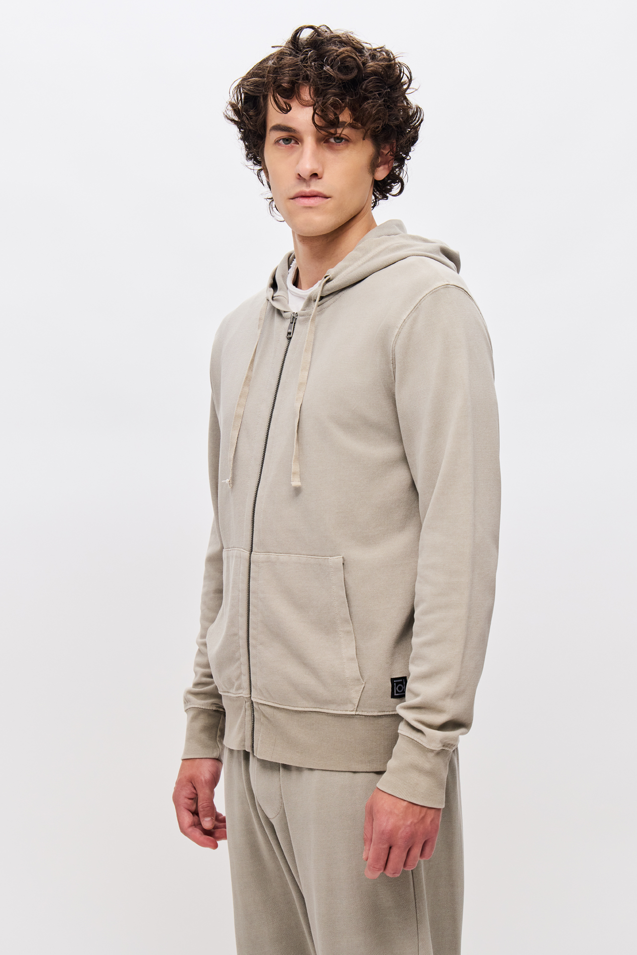 PIQUET FULLZIP SWEATSHIRT