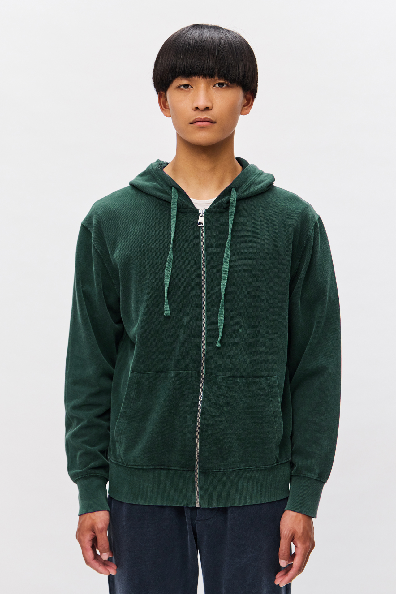PIQUET FULLZIP SWEATSHIRT