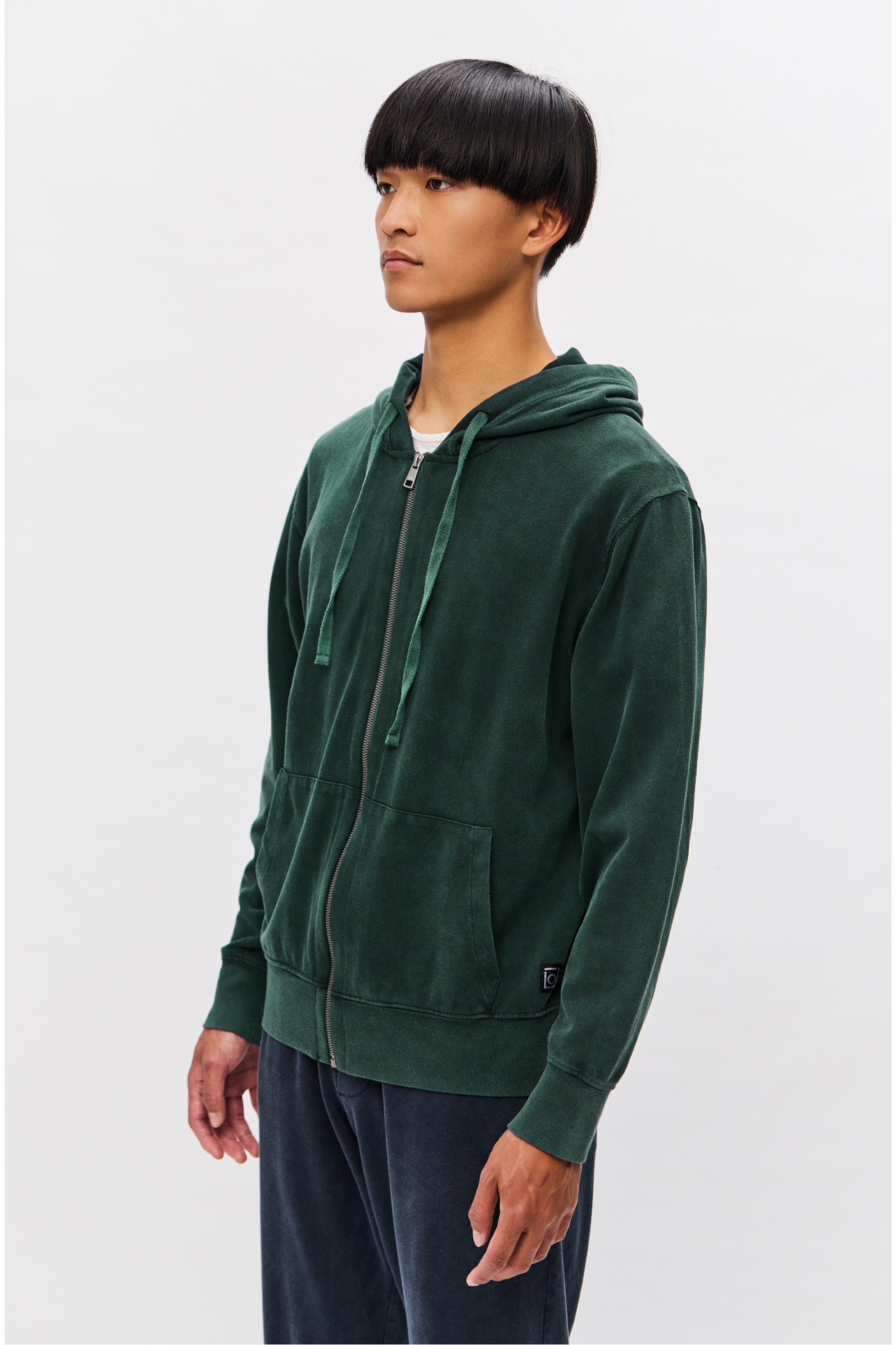 PIQUET FULLZIP SWEATSHIRT