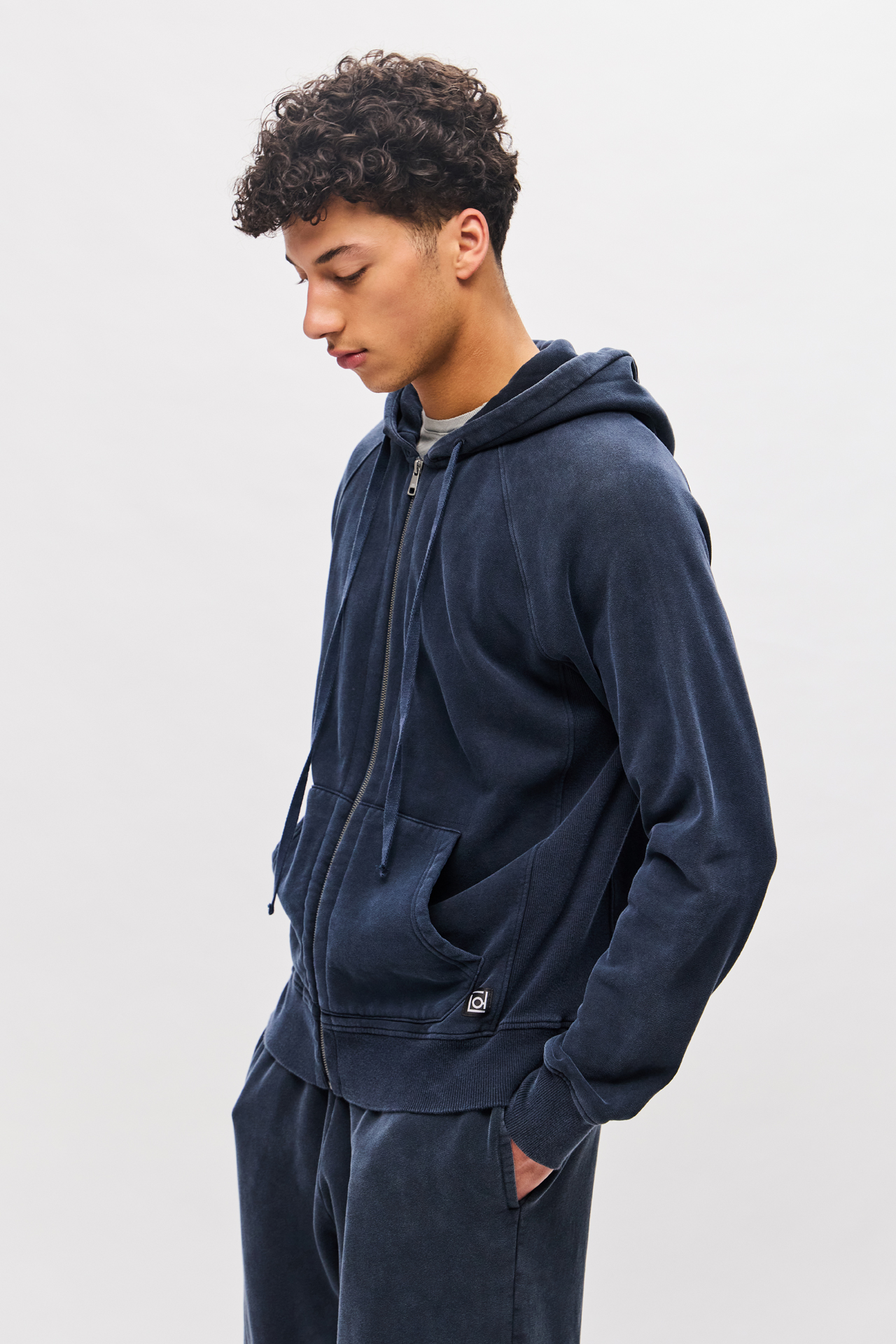 RAGLAN FULLZIP WITH RIB DETAILS